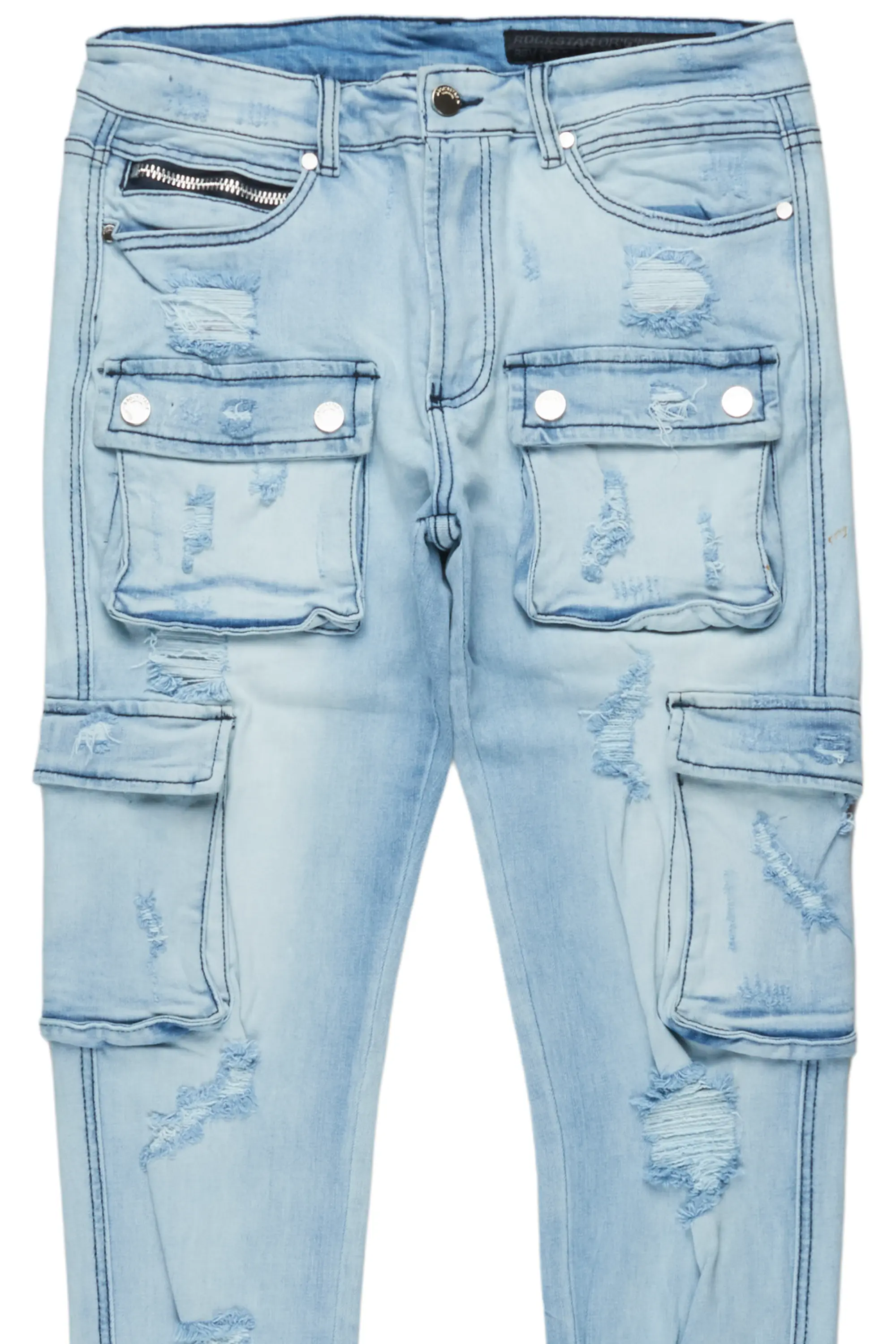 Kap Blue Cargo Jean - Image 7