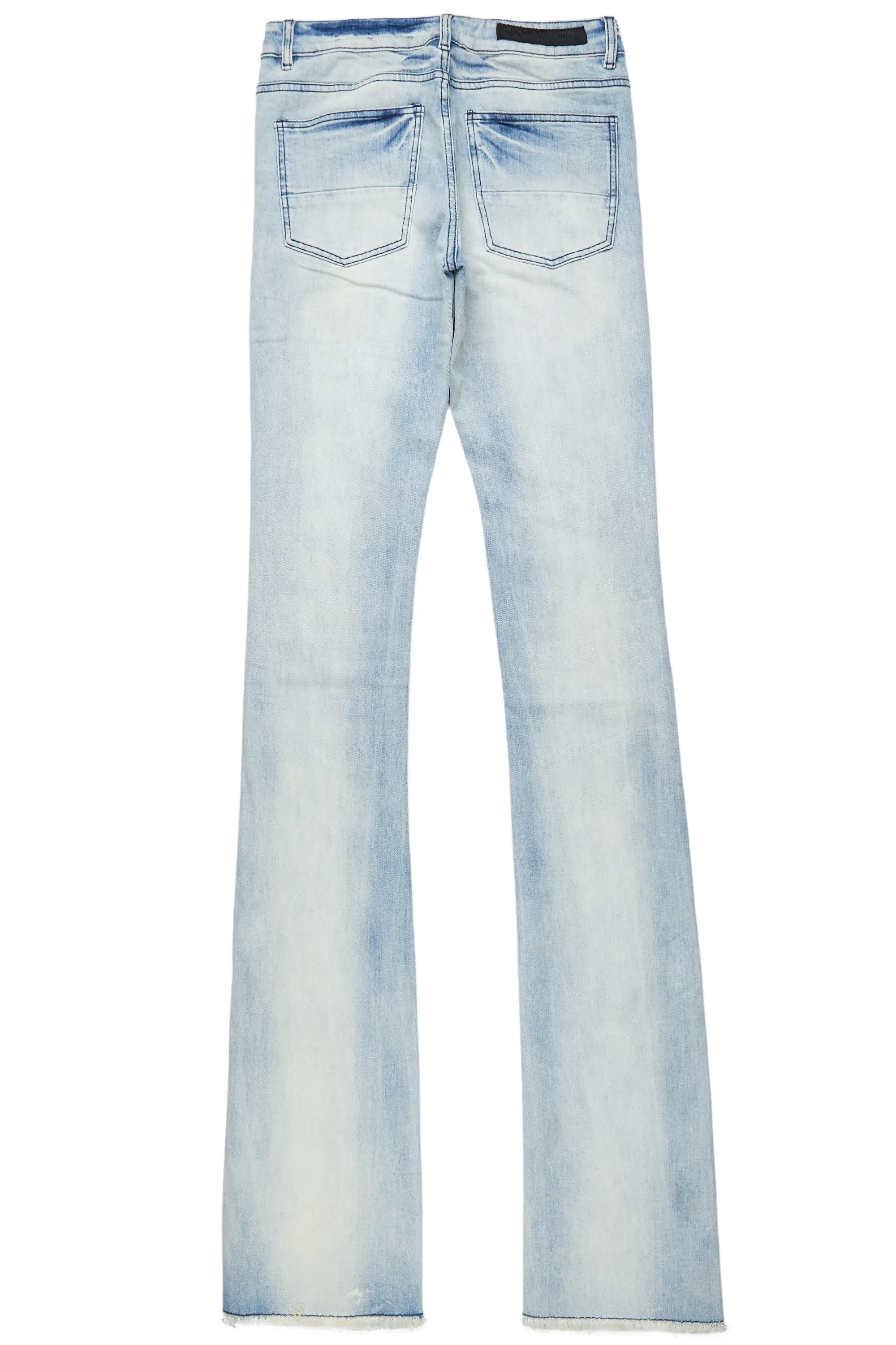 Josiah Blue Super Stacked Flare Jean - Image 8