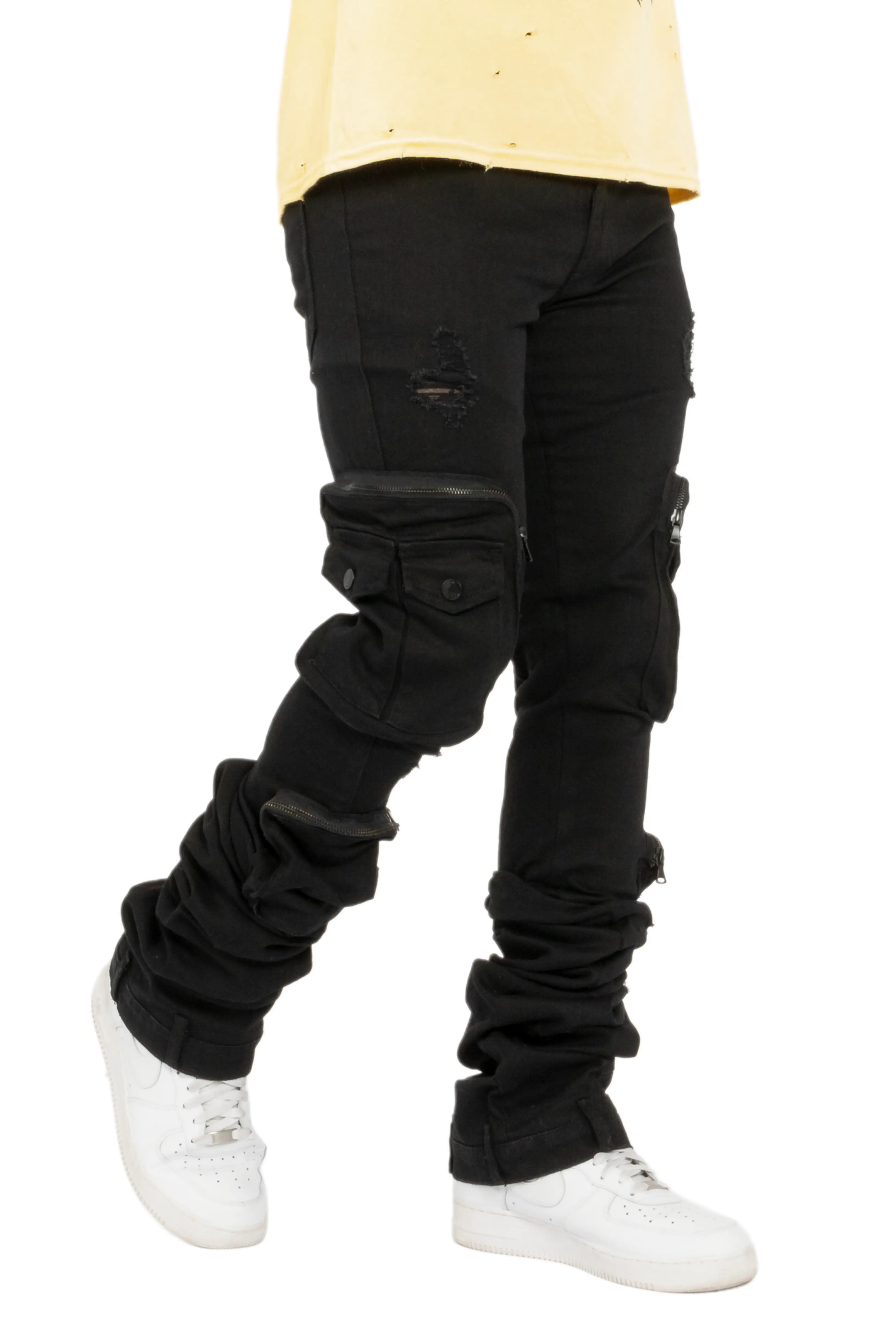 Shane Black Super Stacked Flare Jean - Image 9