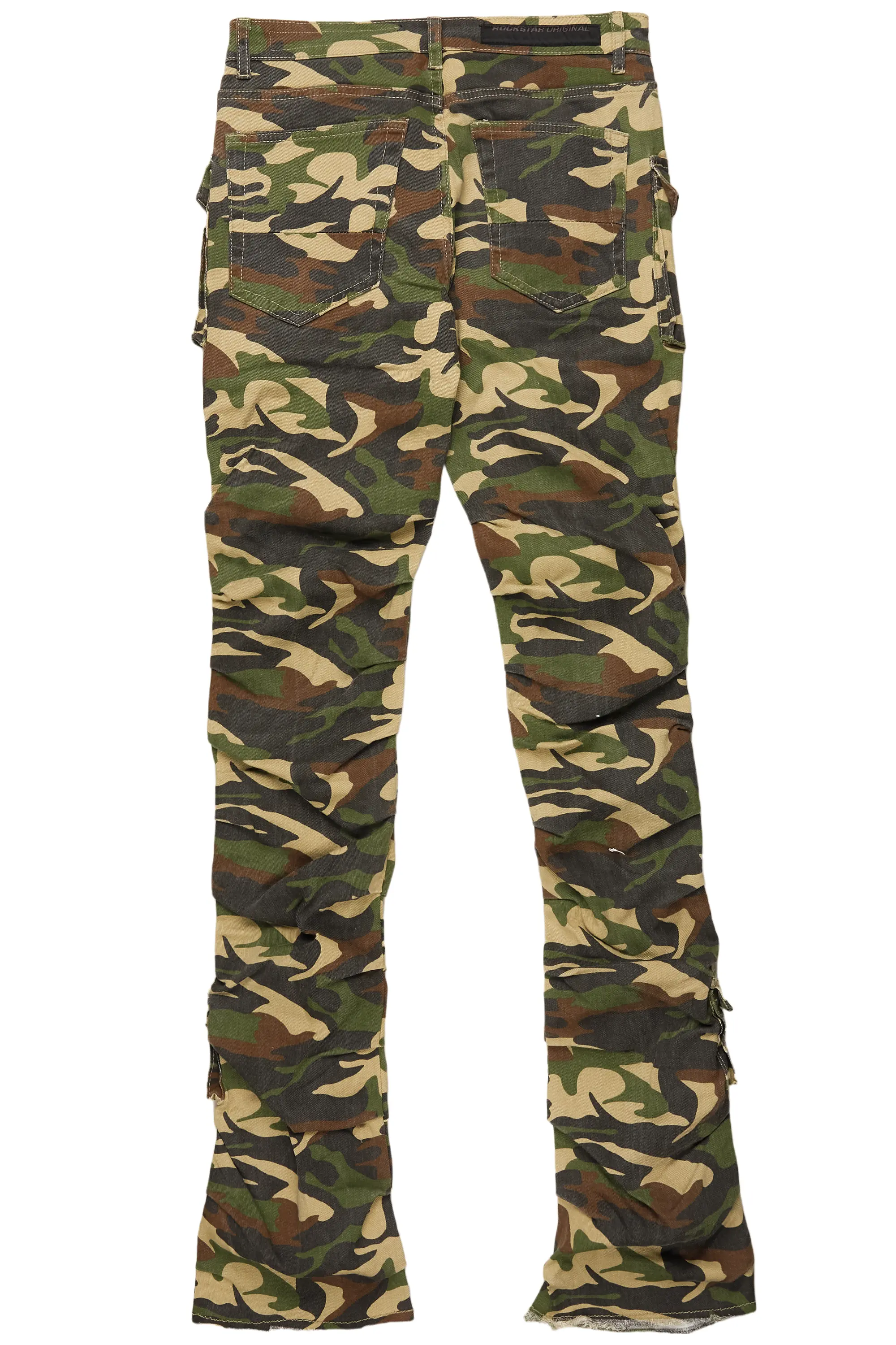 Gentry Camo Stacked Flare Jean - Image 9