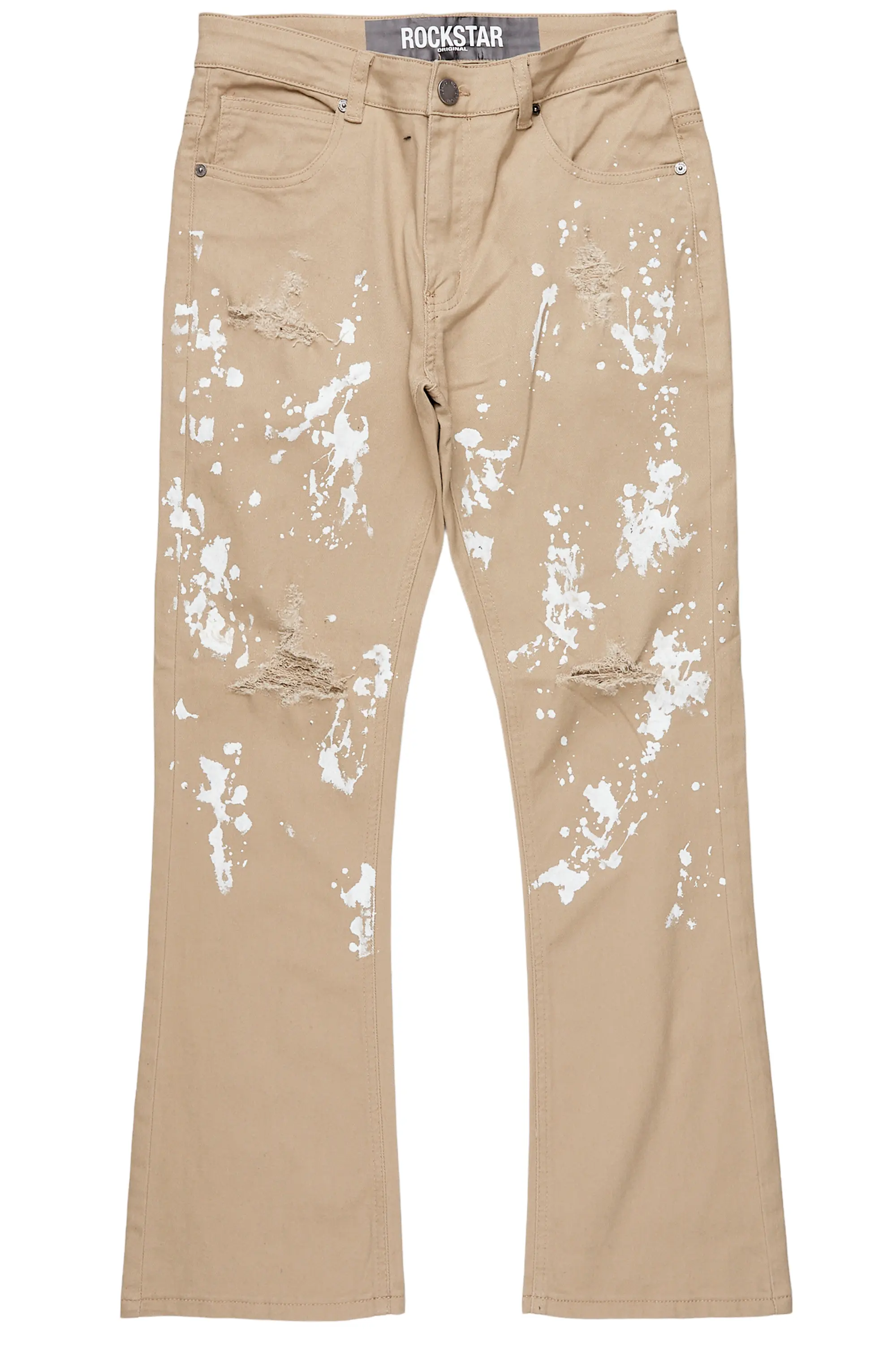 Salus Beige Bootcut Painter Jean - Image 2