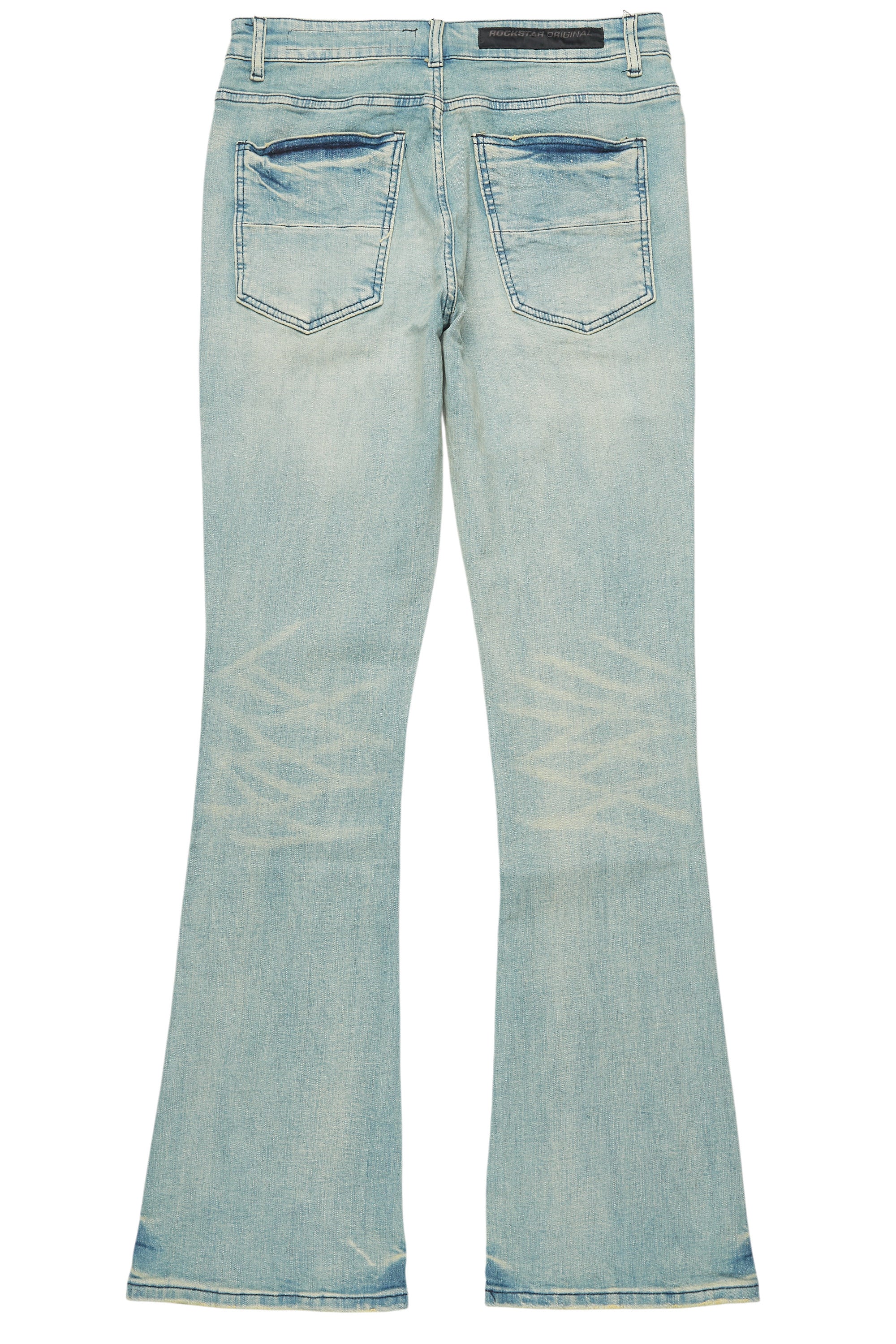 Drick Light Blue Regular Fit Flare Jean - Image 10