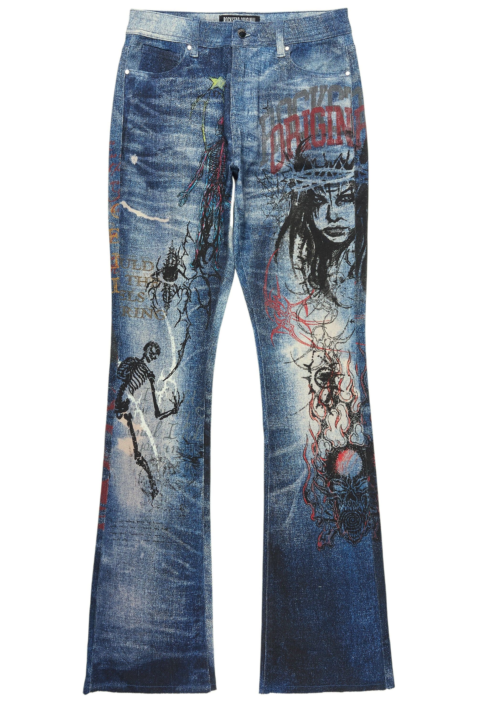 Blaytex Blue Stacked Flare Jean - Image 2