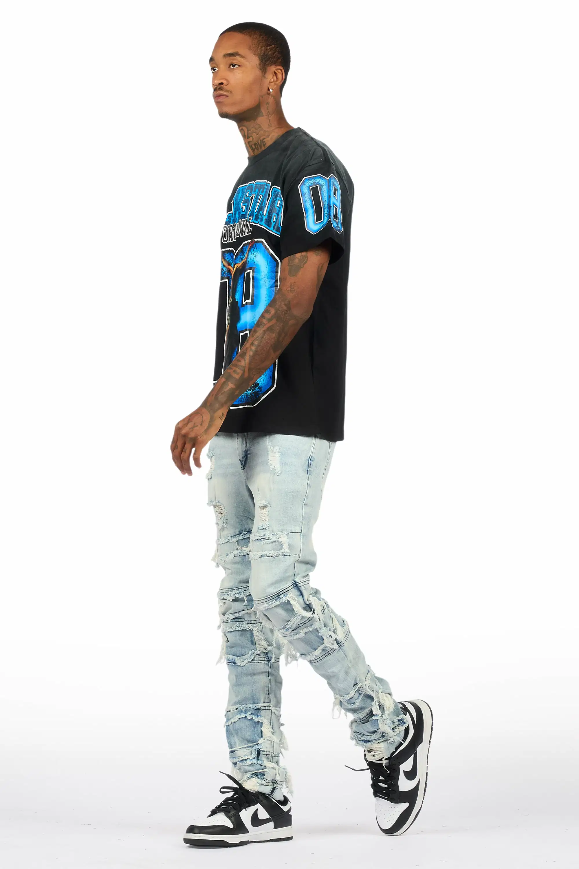 Vasco Light Blue Skinny Fit Jean - Image 6