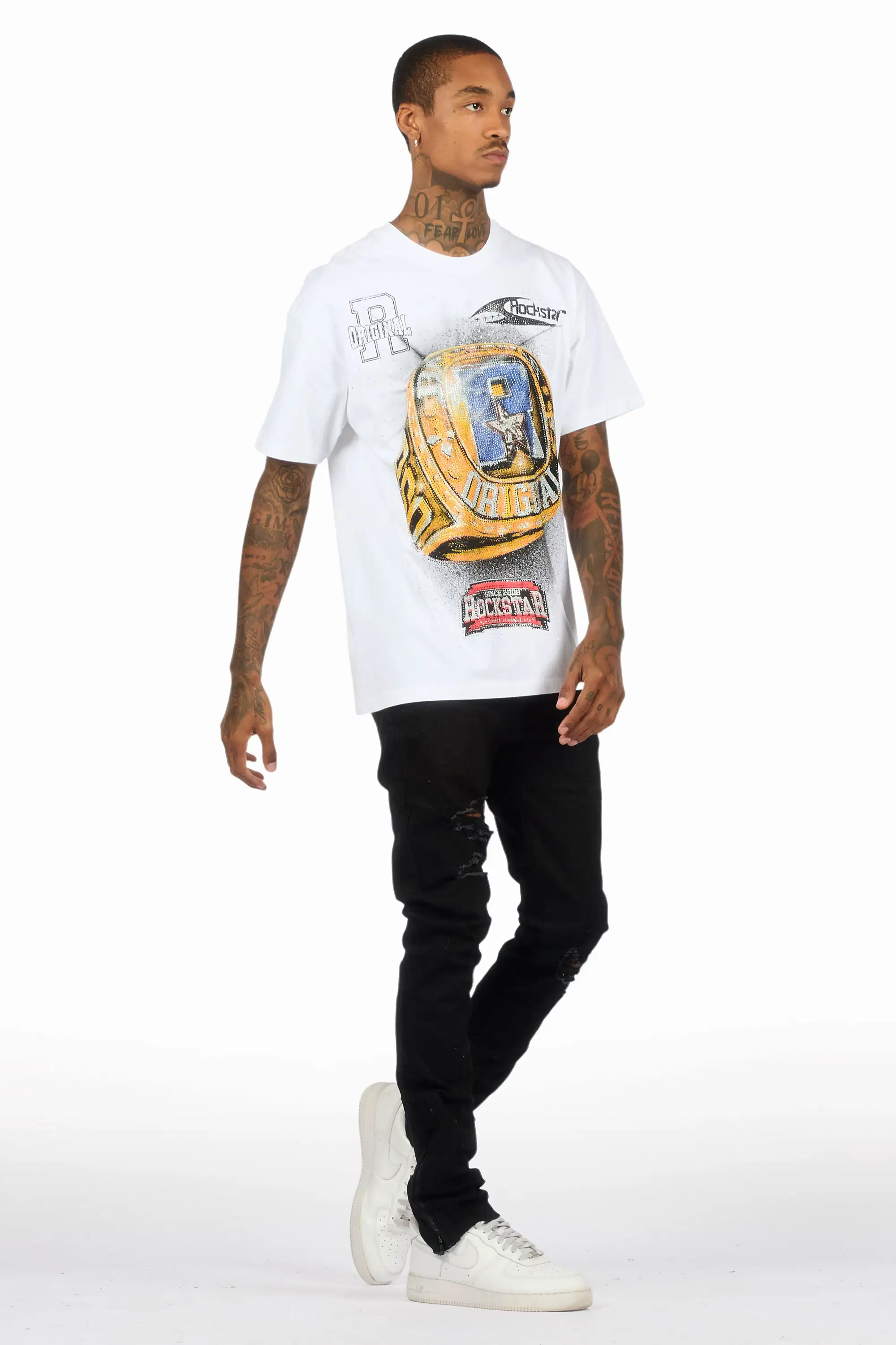 Ferg Black Skinny Fit Jean - Image 4