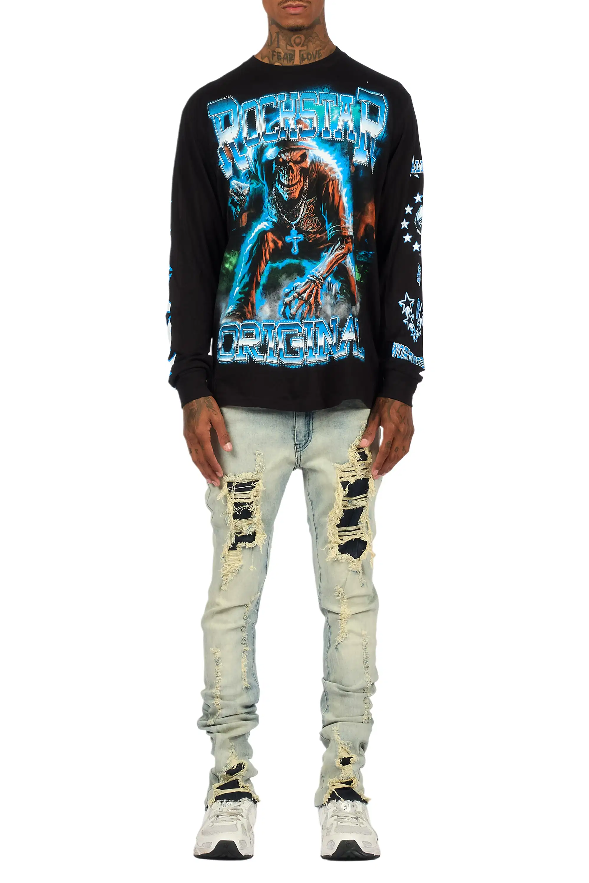 Fateh Light Blue Skinny Fit Jean - Image 11