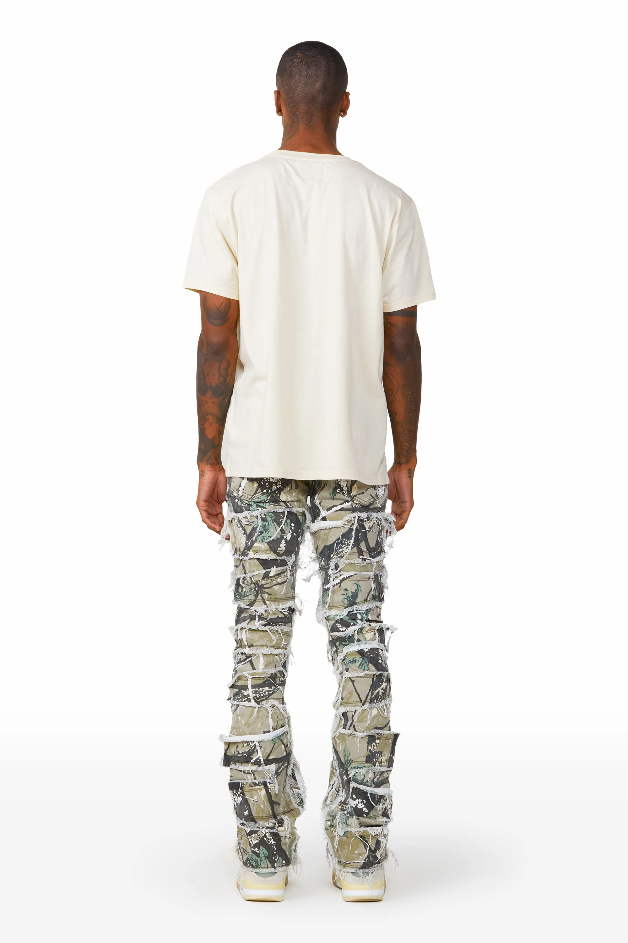 Shake Tree Camo Stacked Flare Jean - Image 12