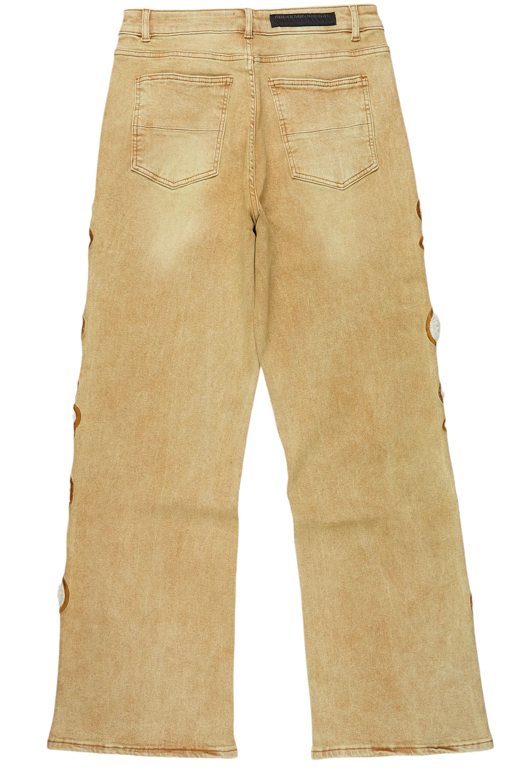 Francis Beige Baggy Fit Jean - Image 9