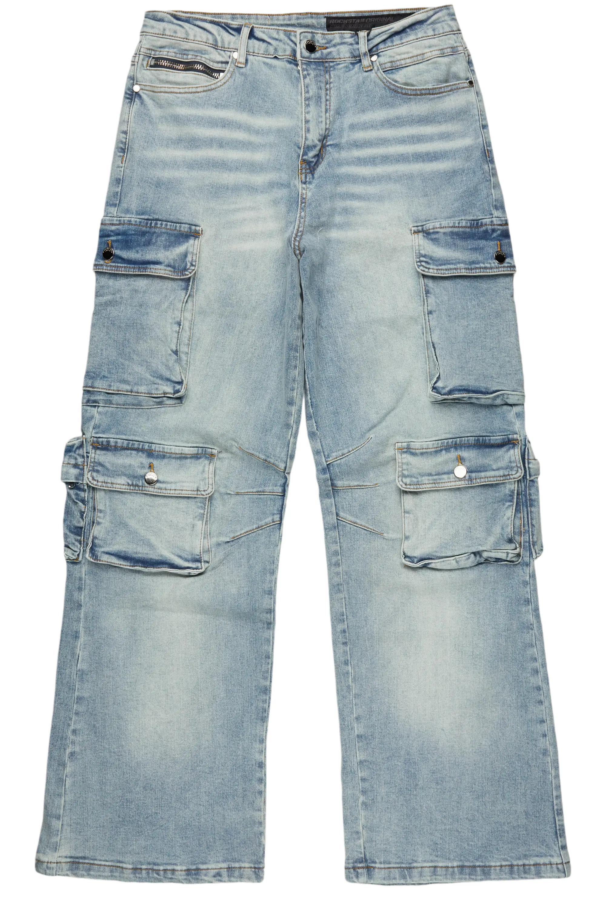Cortie Blue Baggy Fit Jean - Image 5