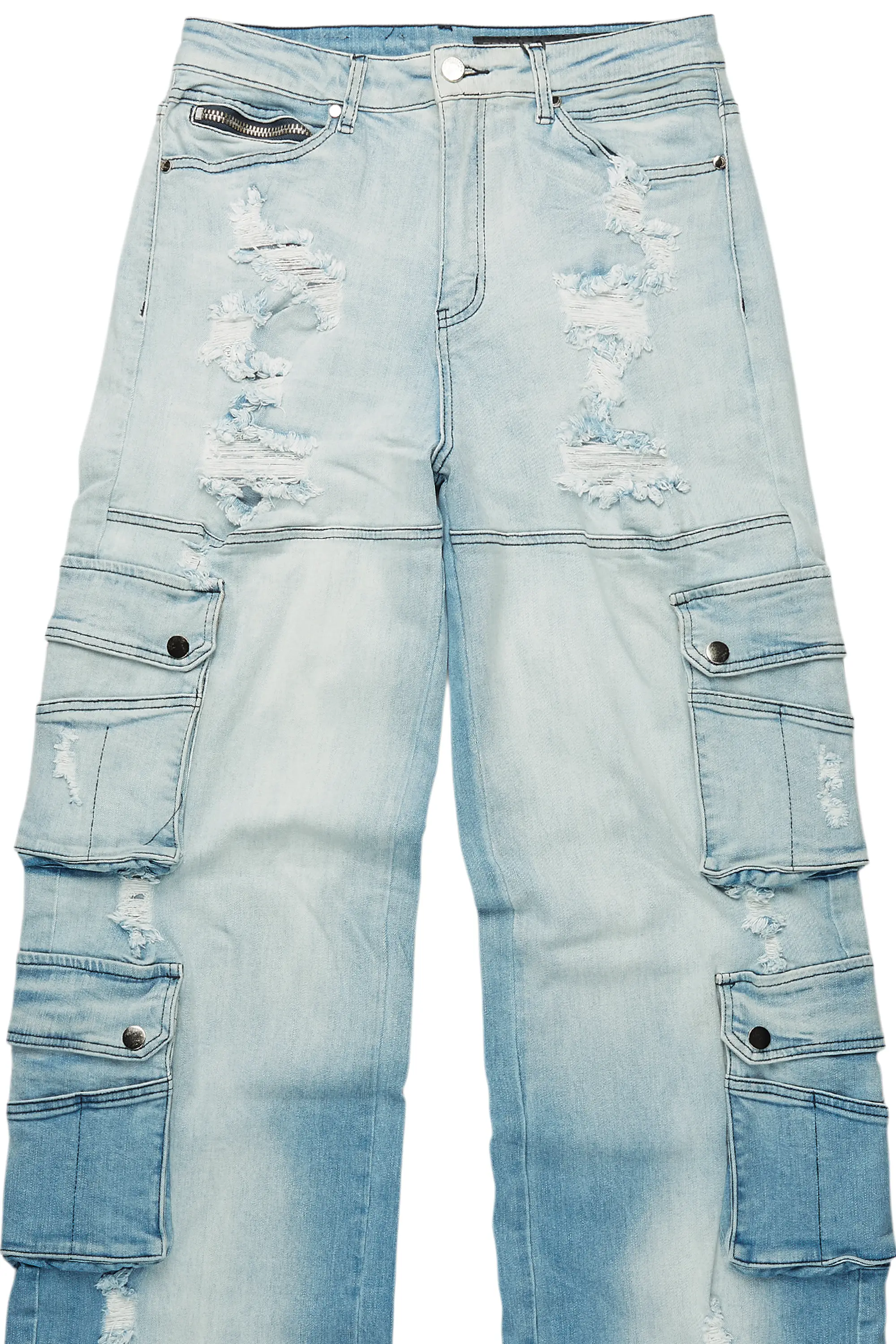 Keylor Light Blue Baggy Fit Jean - Image 8