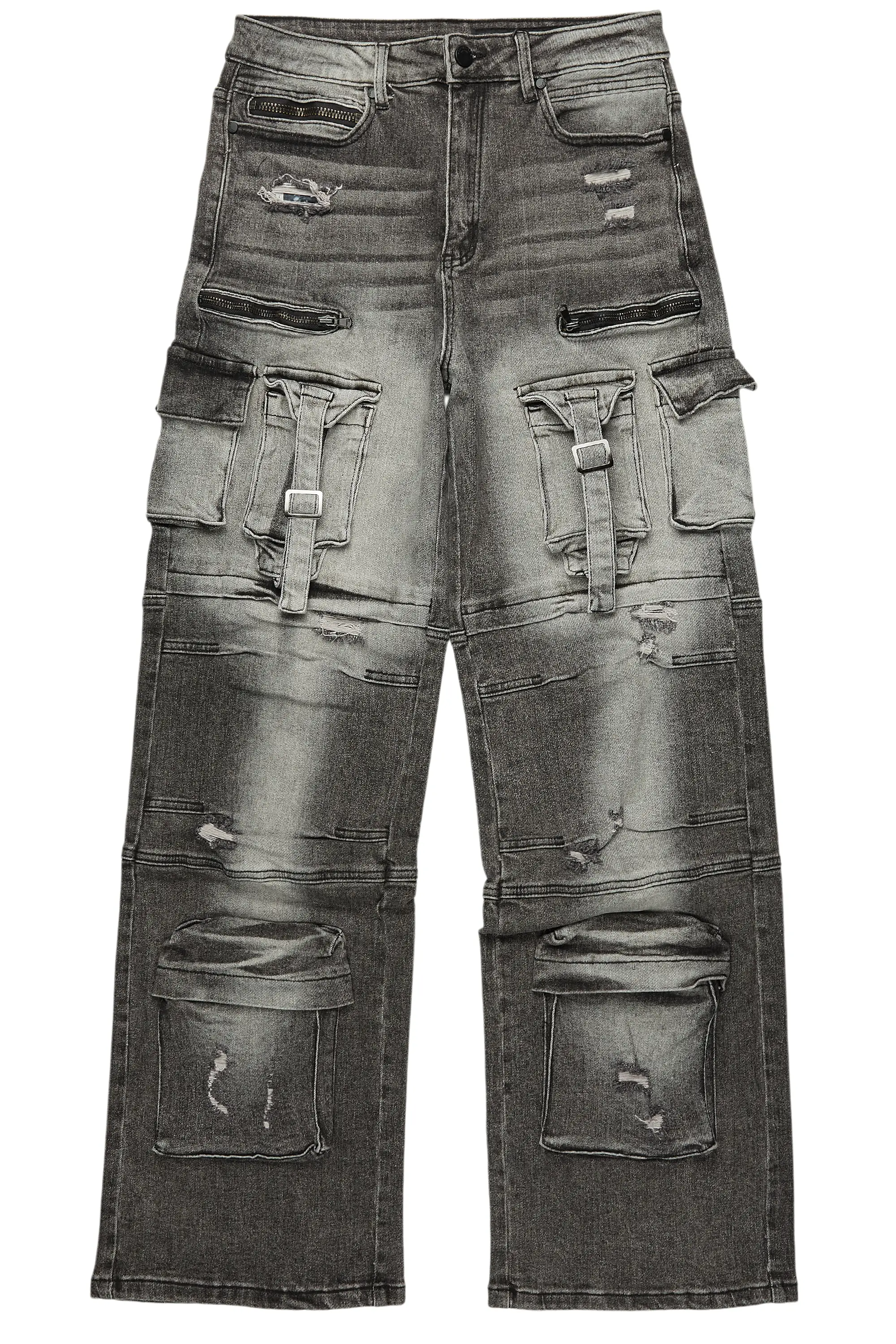 Berdi Black Wash Baggy Fit Jean - Image 2