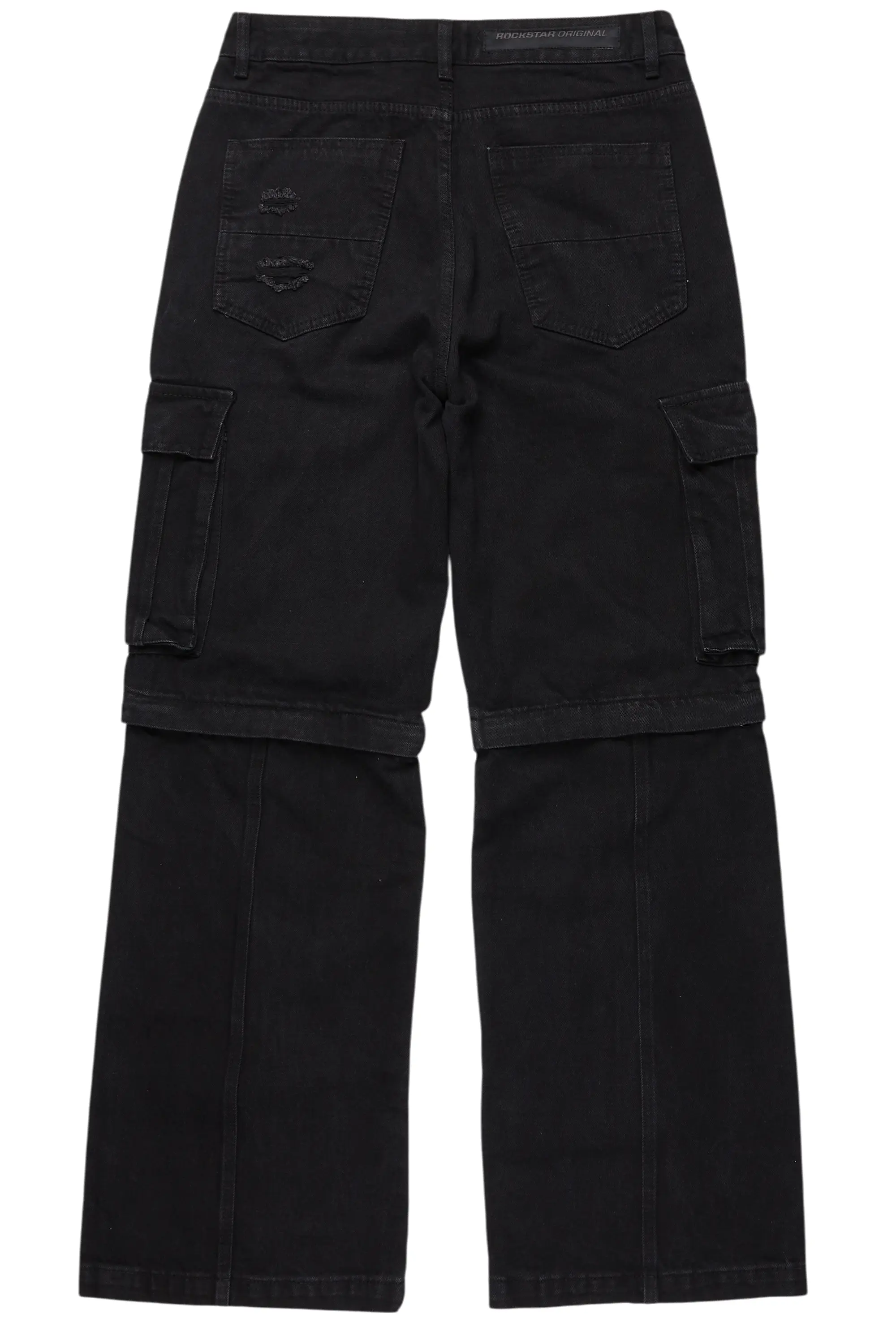 Rudo Black Painter Baggy Cargo Jean - Image 9