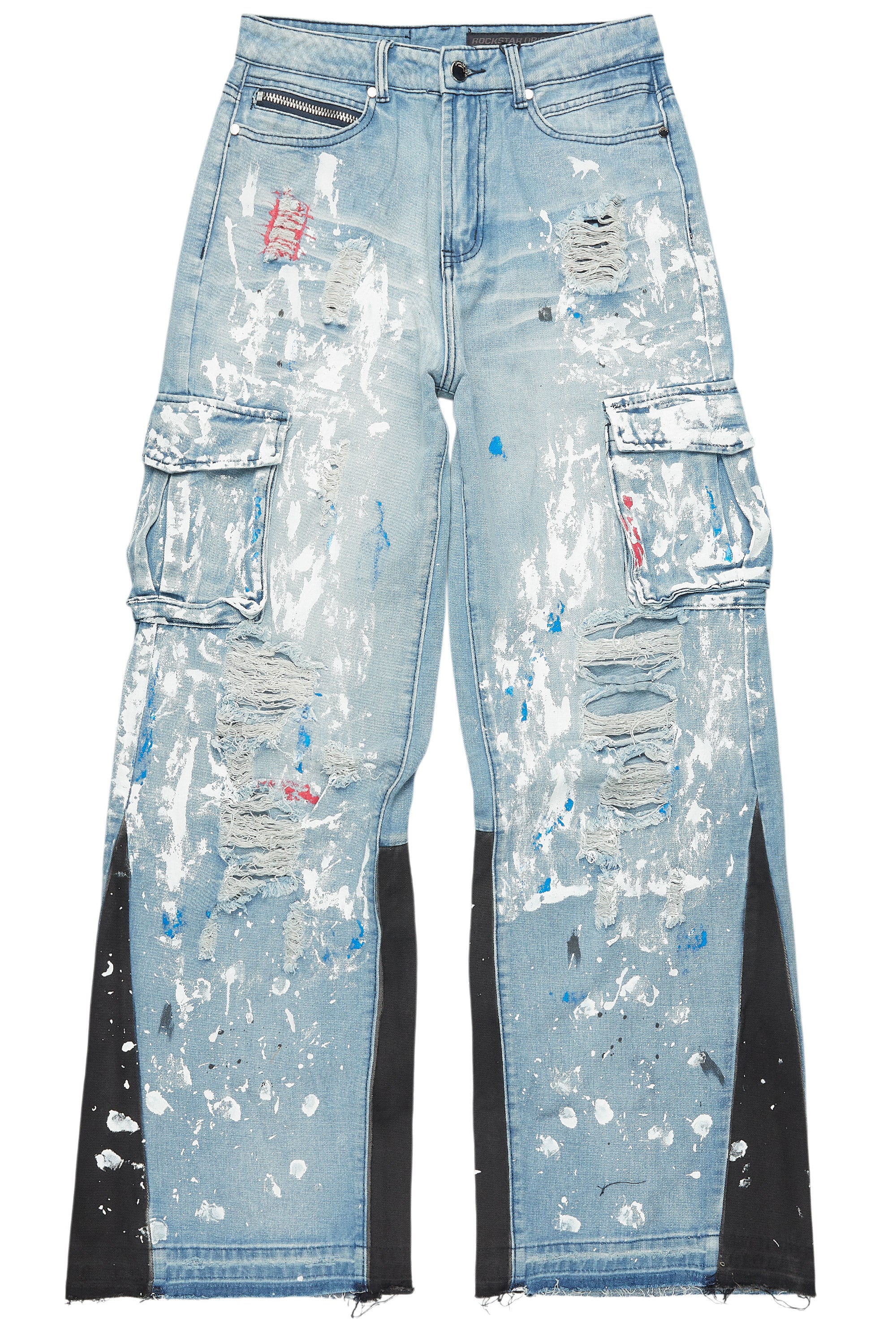 Dallin Blue Painter Baggy Cargo Jean - Image 2