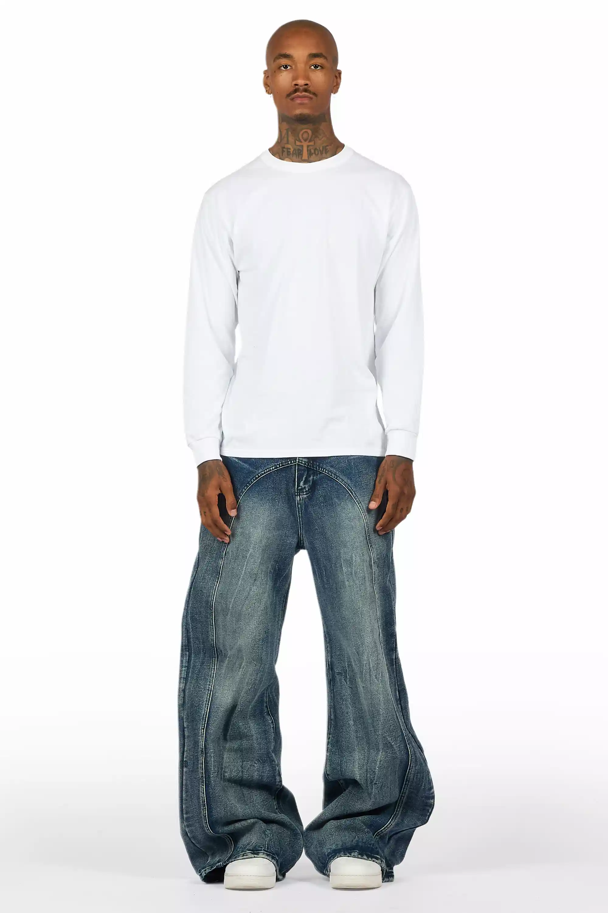 Ballen Blue Baggy Jeans - Image 3
