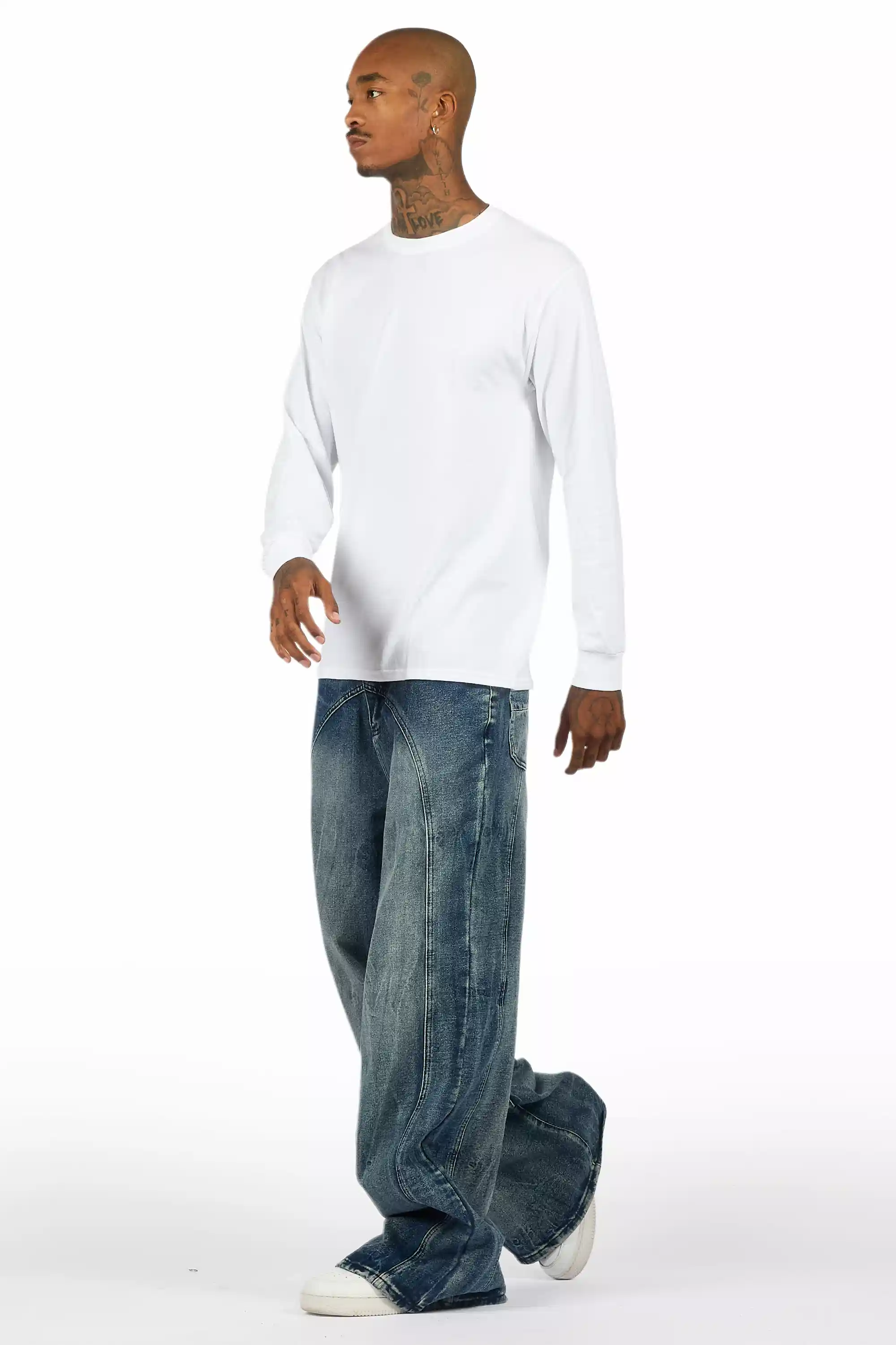 Ballen Blue Baggy Jeans - Image 7