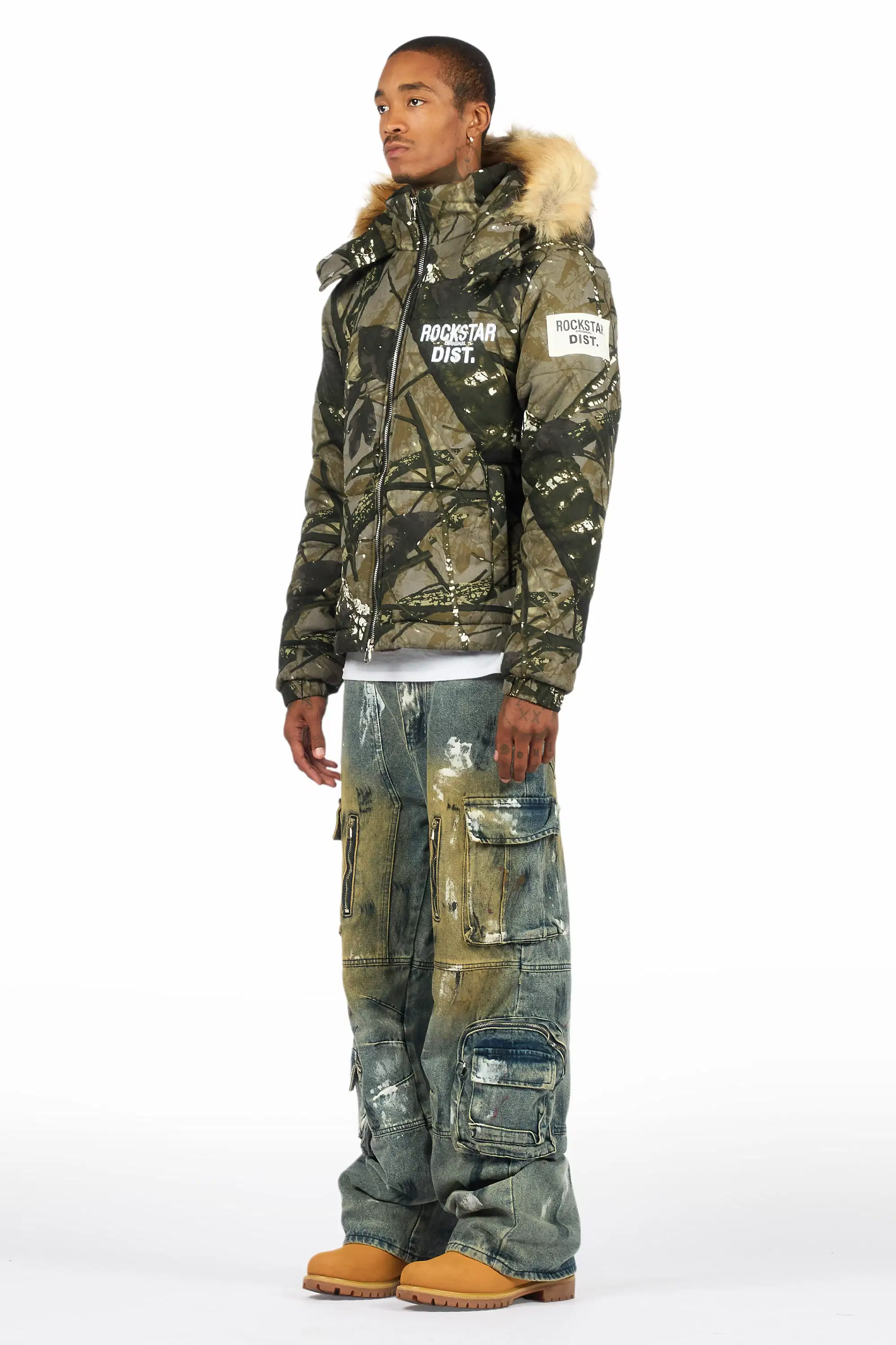 Ermis Dark Blue Baggy Jeans - Image 6