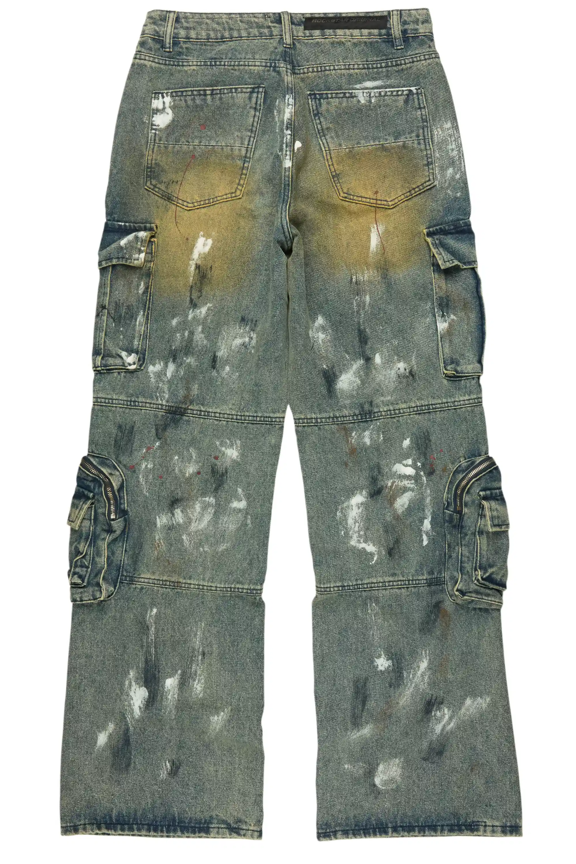Ermis Dark Blue Baggy Jeans - Image 8