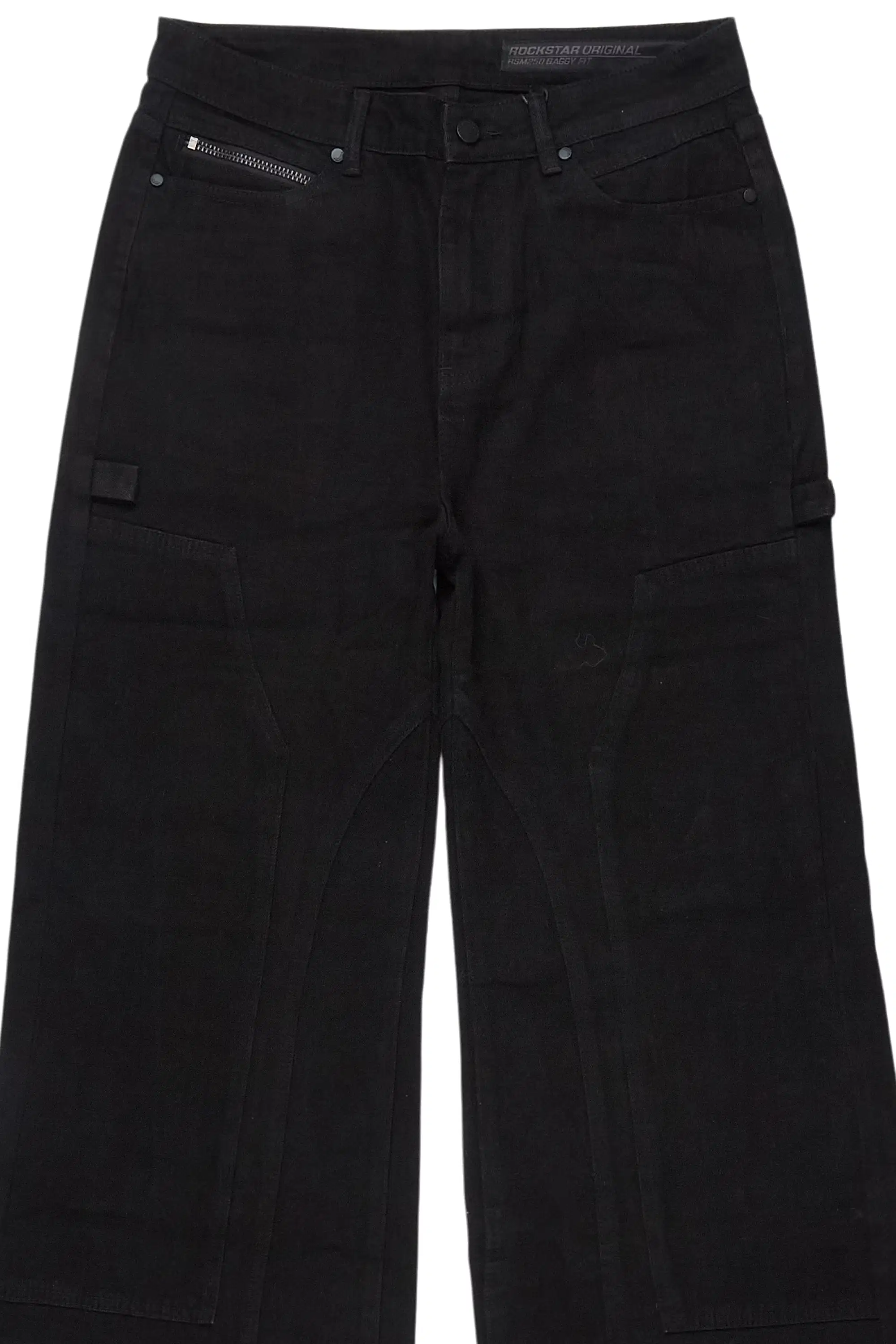 Strake Black Baggy Jeans - Image 10