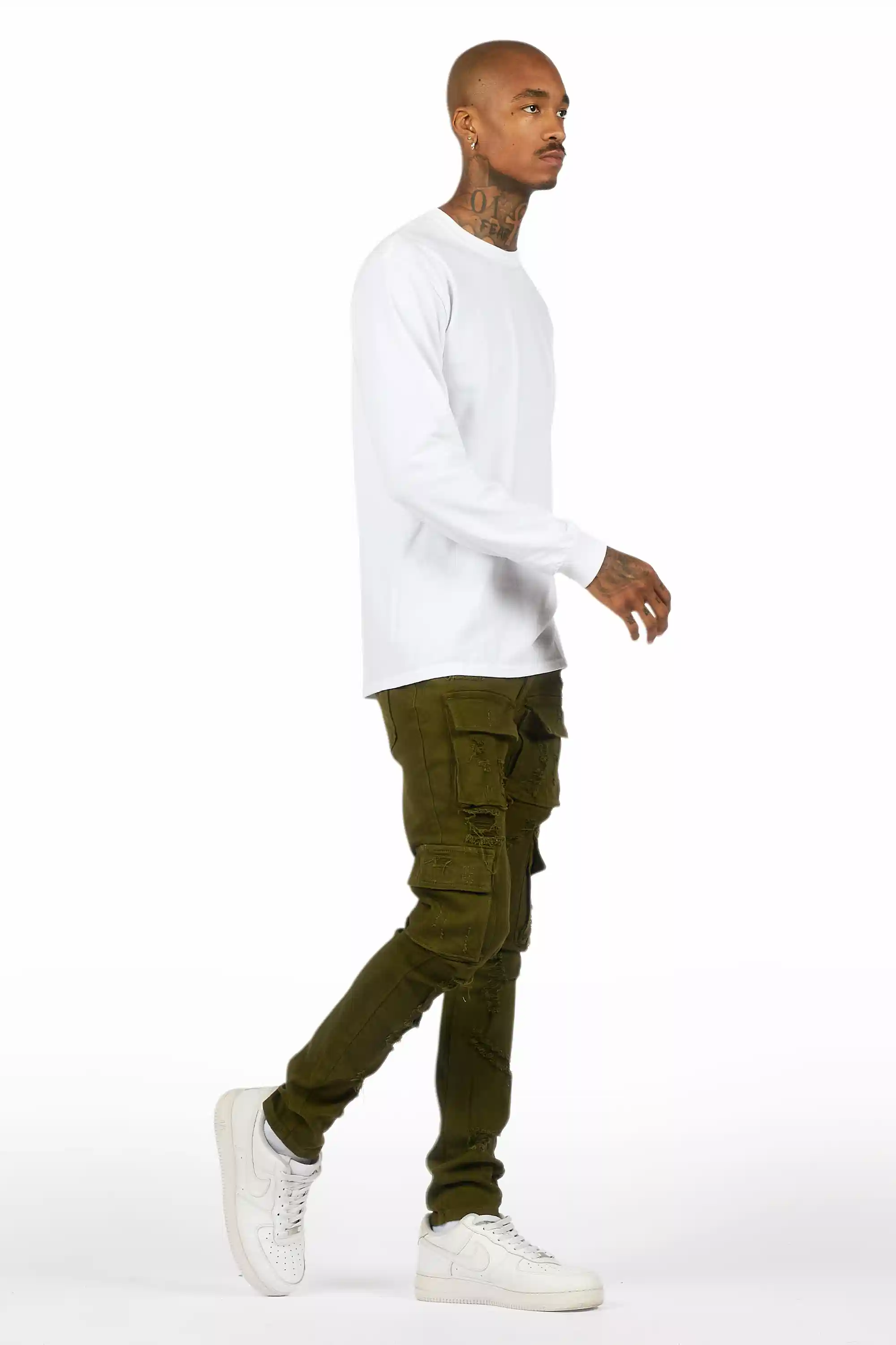 Kap Olive Cargo Jean - Image 4