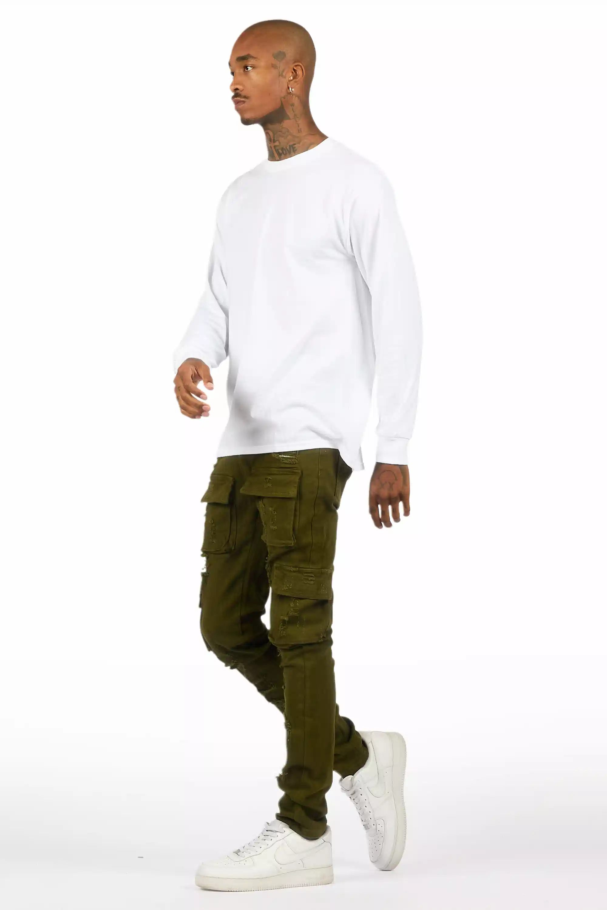 Kap Olive Cargo Jean - Image 7