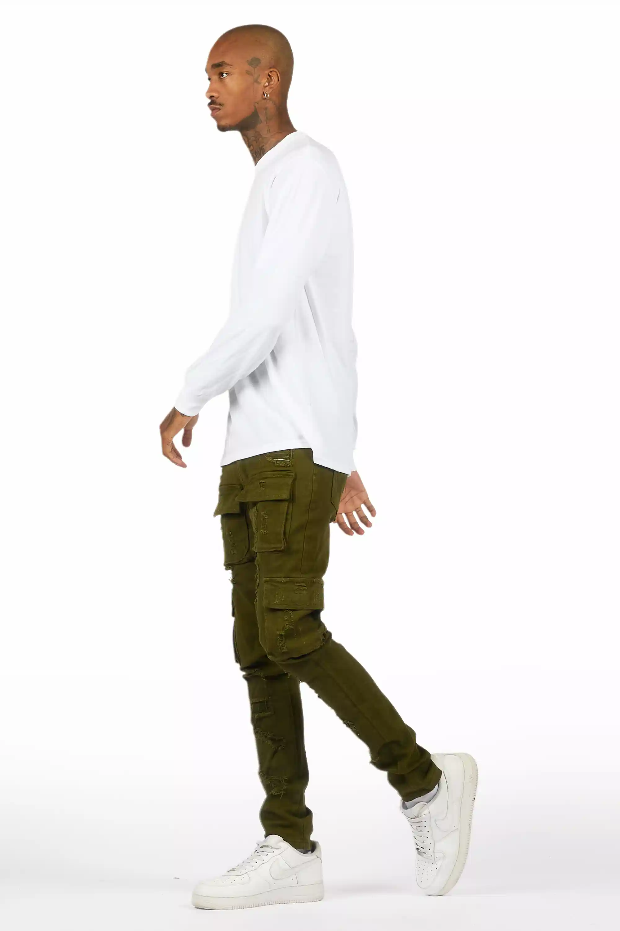 Kap Olive Cargo Jean - Image 8