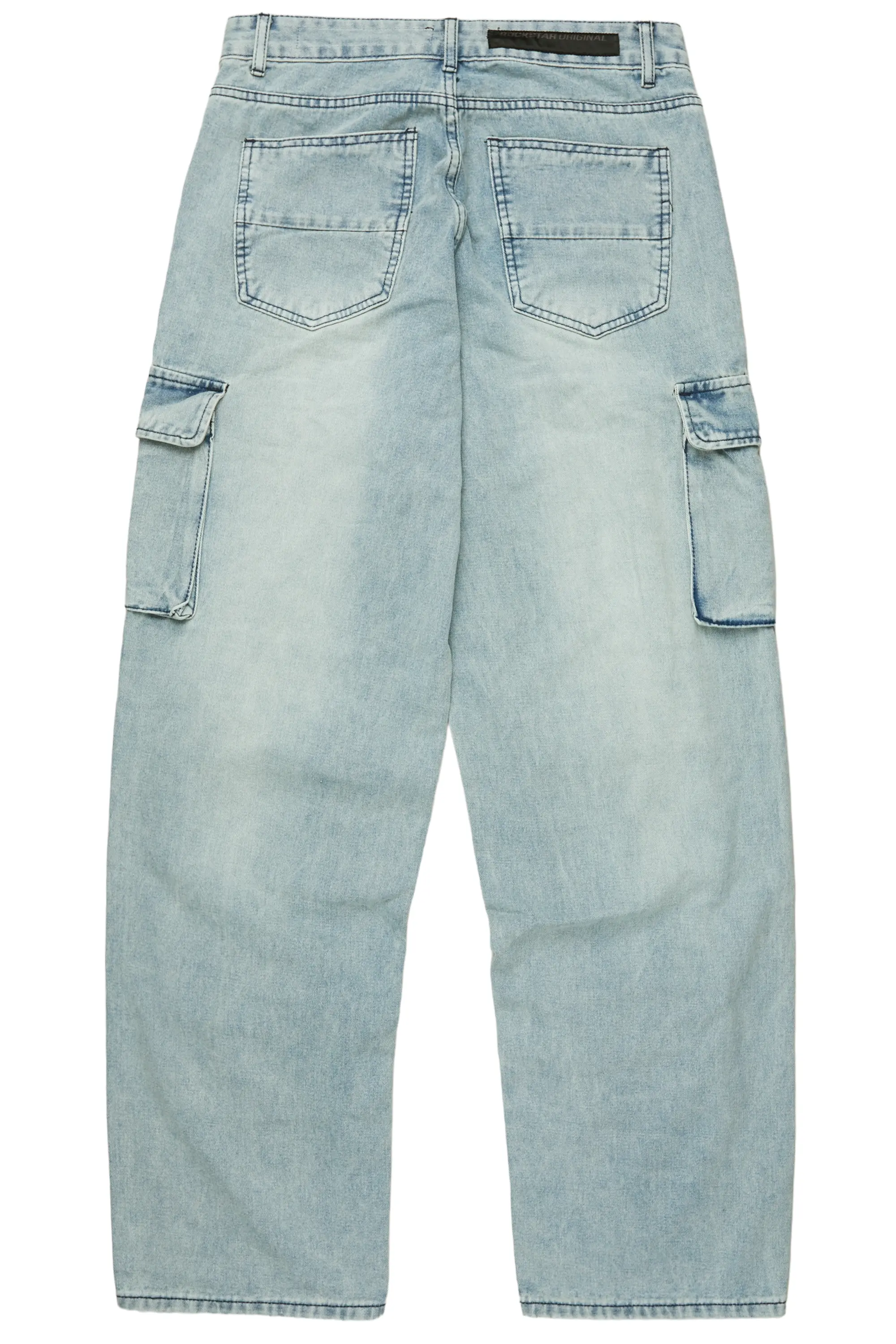 Kostini Light Blue Baggy Fit Jean - Image 9