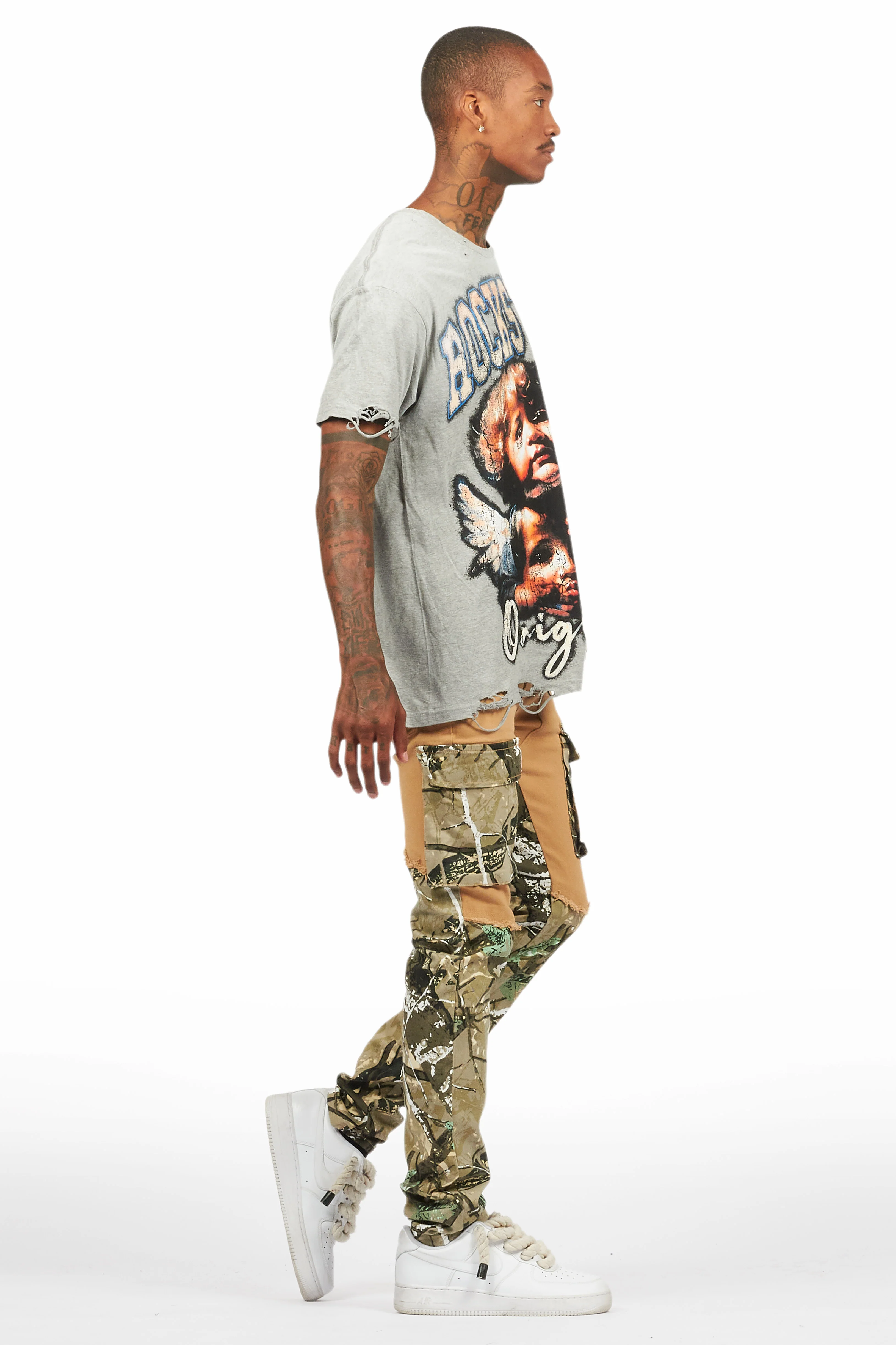 Denka Beige Slim Fit Jean - Image 4