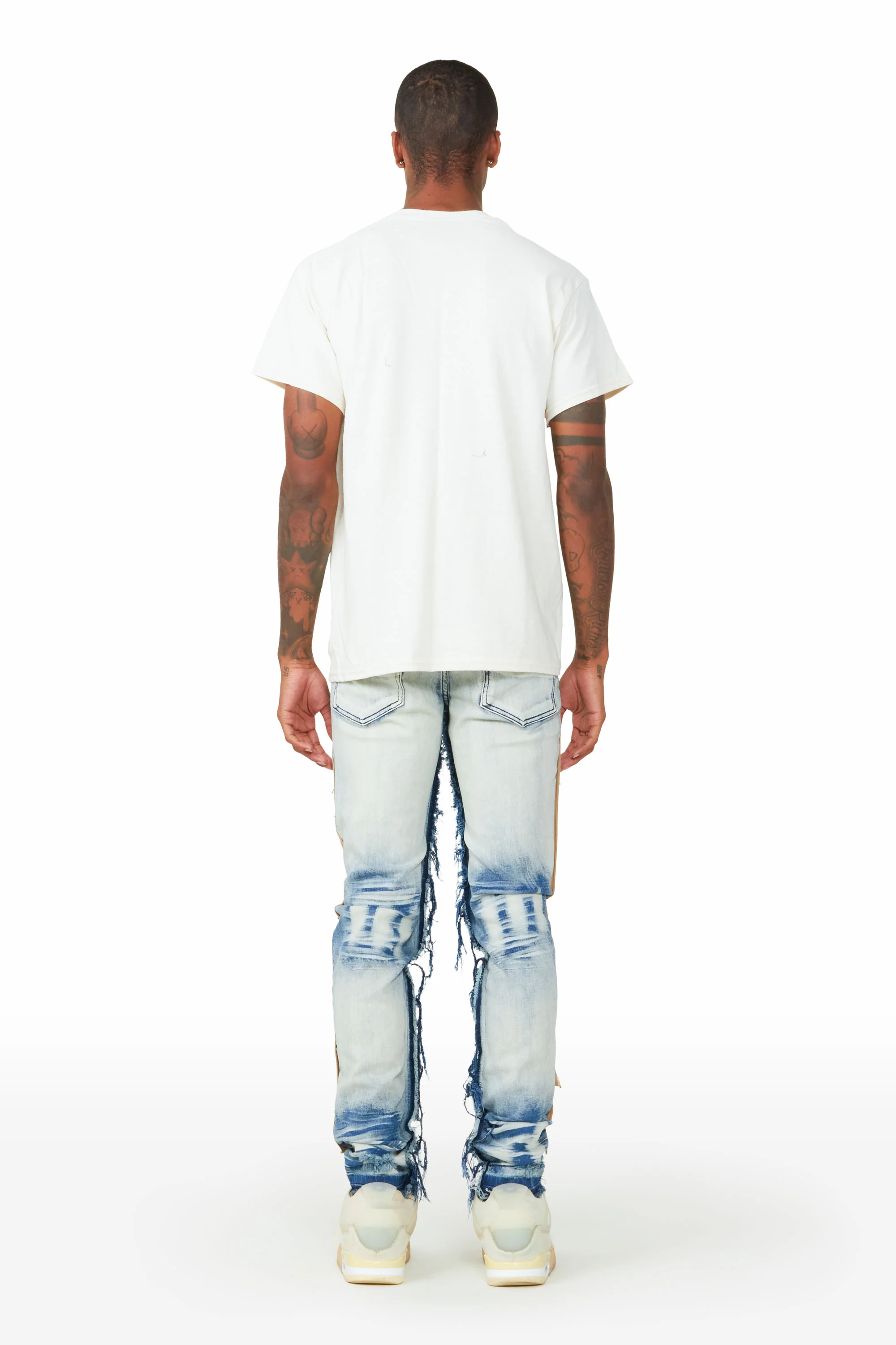 Dontae Blue Patchwork Jean - Image 5