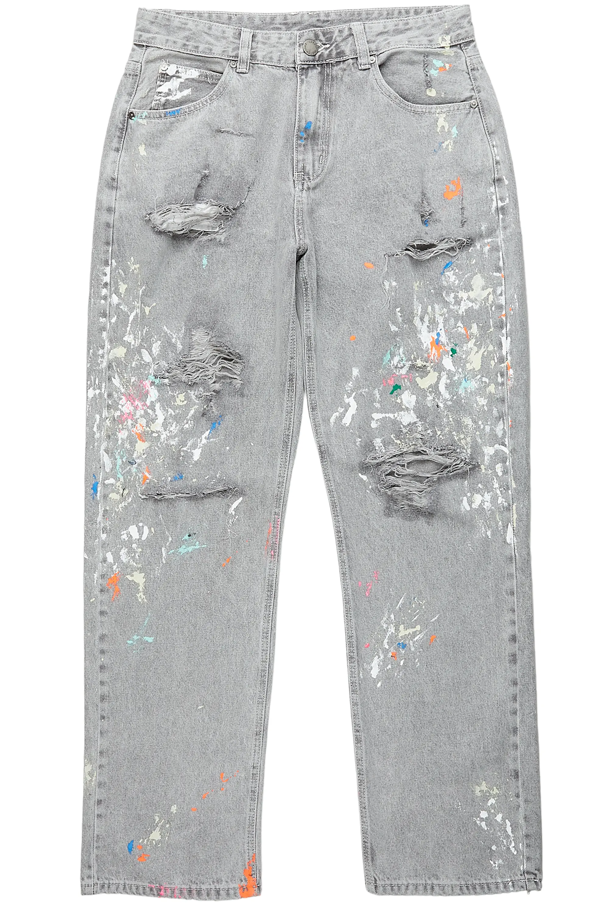 Zasha Grey Painter Baggy Jean - Image 4