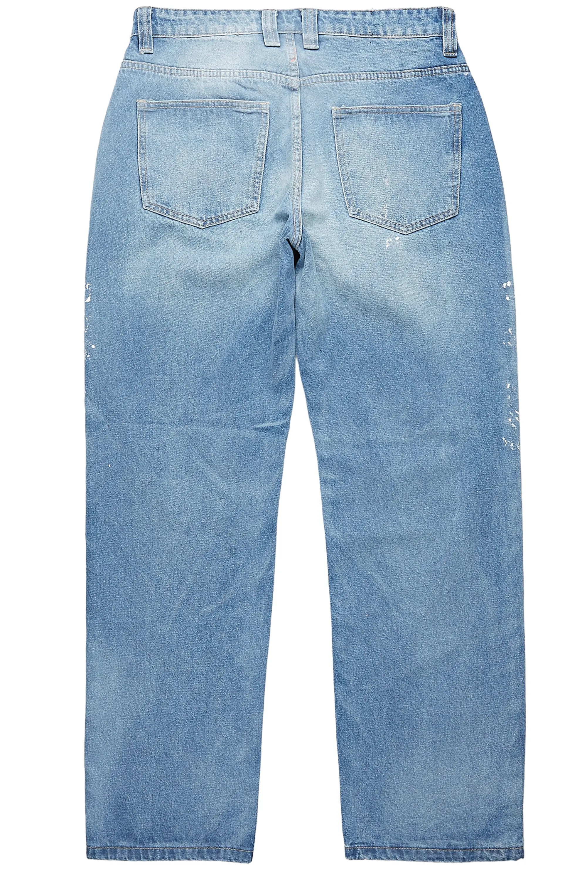 Zasha Indigo Painter Baggy Jean - Image 10