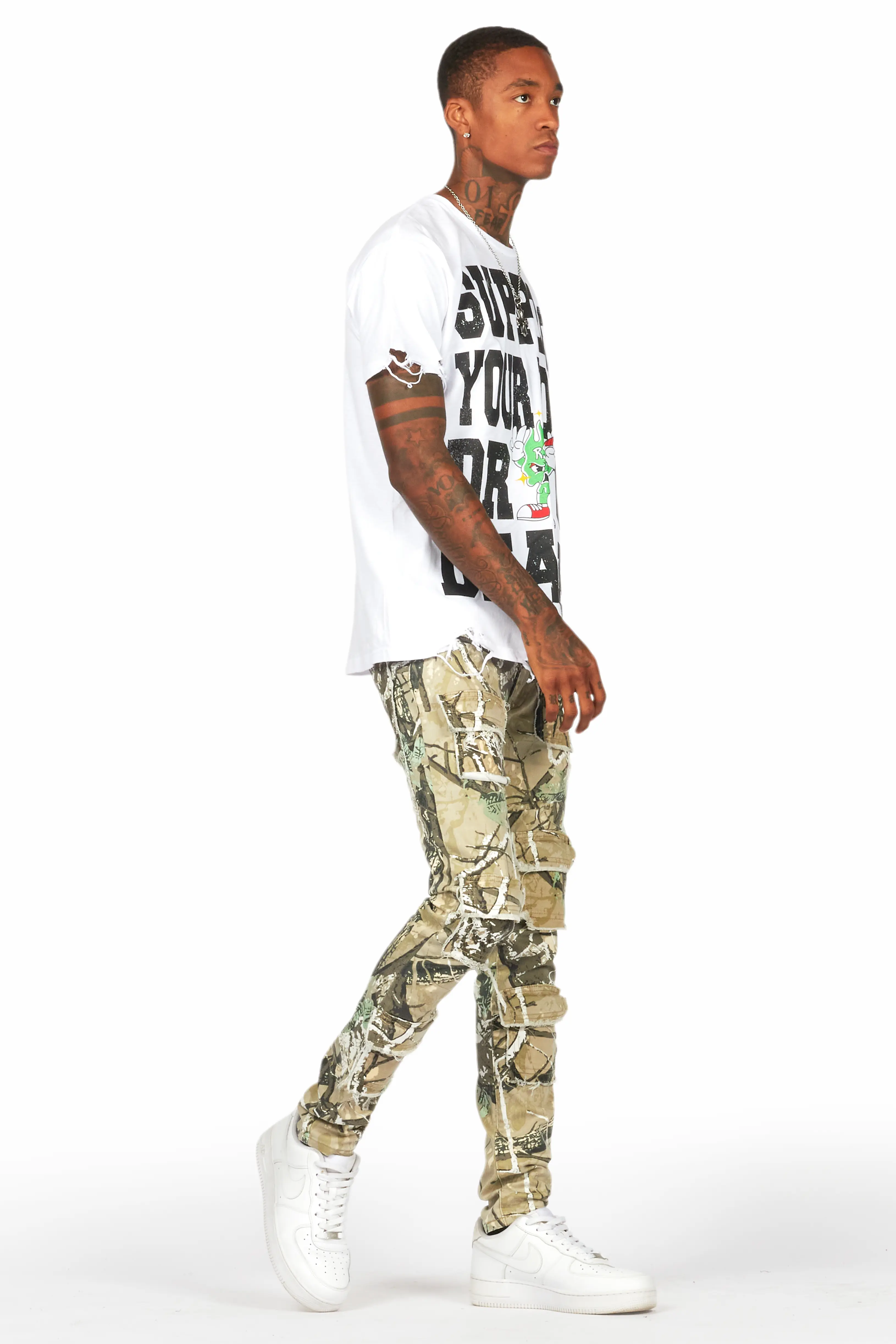 Petrus Tree Camo Slim Fit Jean - Image 7