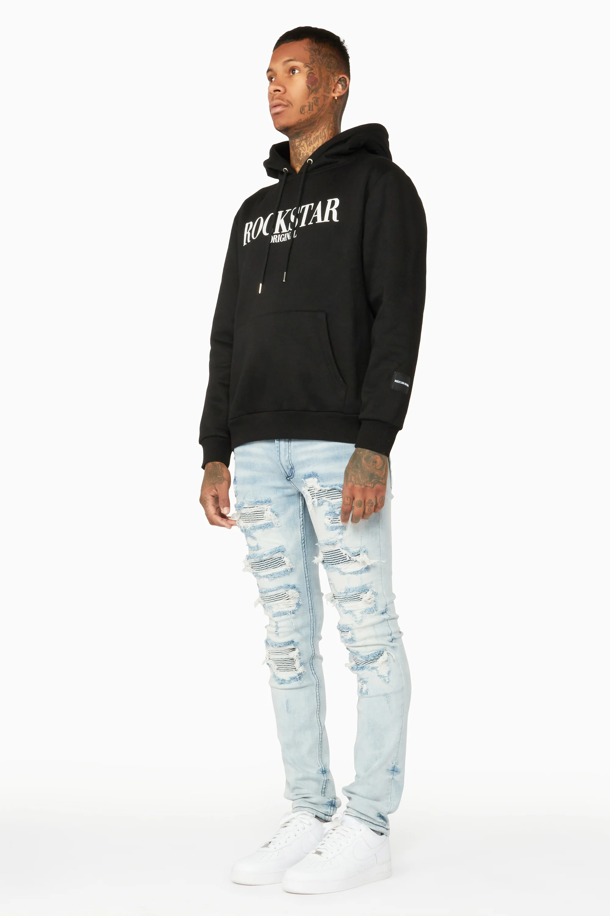 Ardee Blue Distressed Jean - Image 5