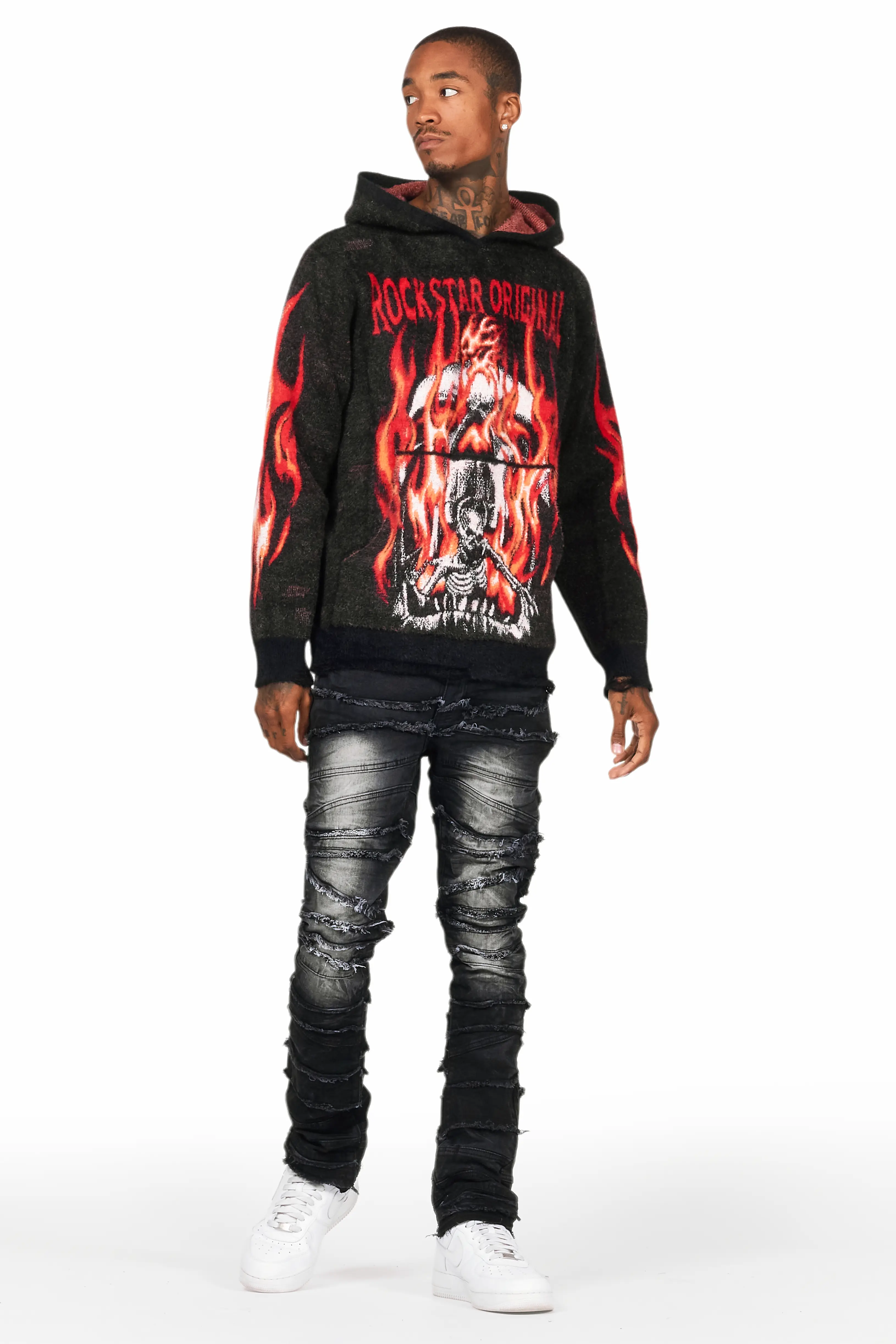 Franko Black Slim Fit Jean - Image 3