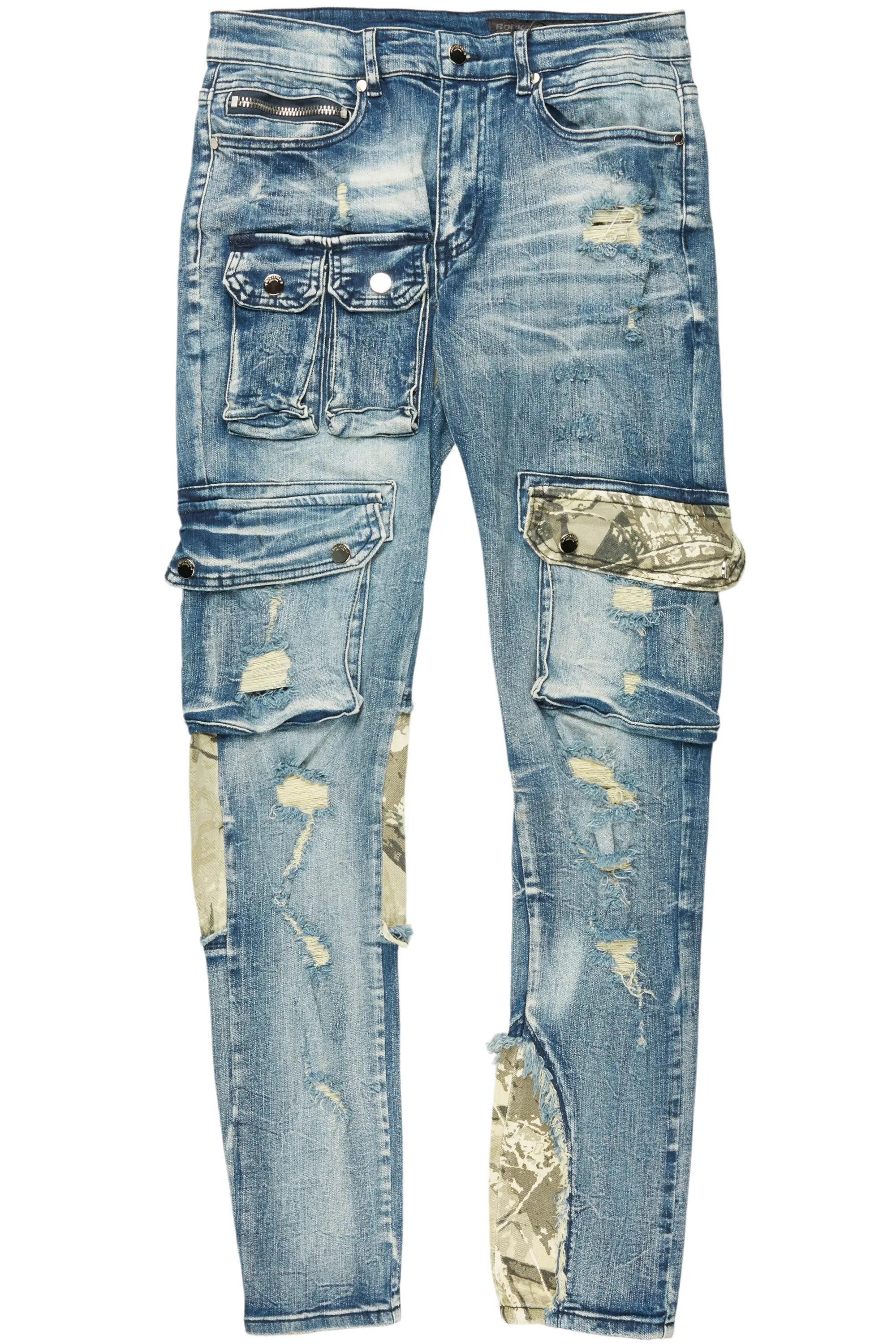 Zeta Blue Slim Fit Jeans - Image 2