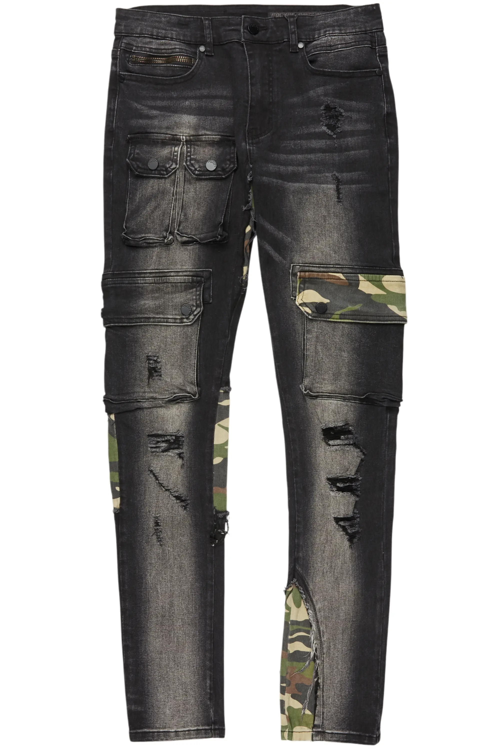 Zeta Grey Slim Fit Jean - Image 2