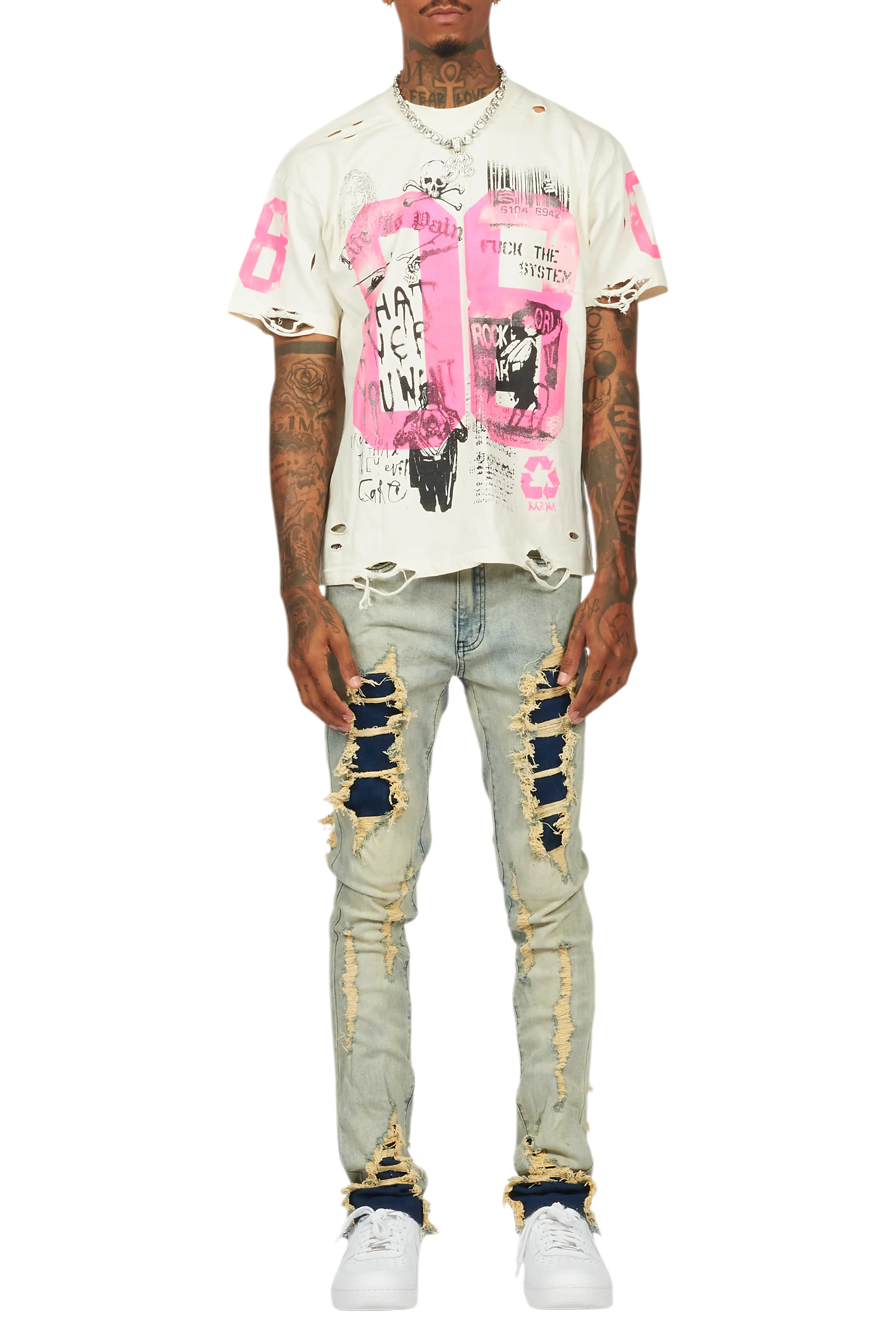 Fateh Light Blue Slim Fit Jean - Image 10