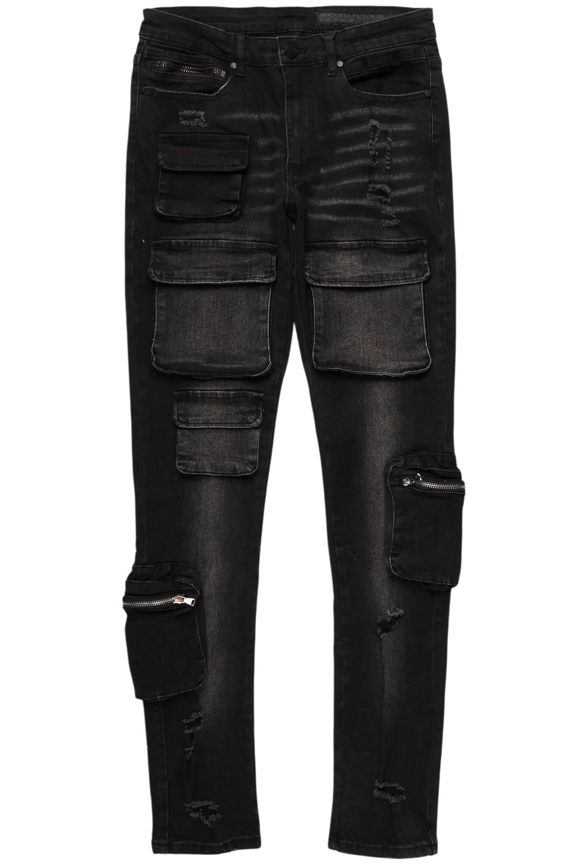 Korol Black Skinny Fit Jean - Image 2