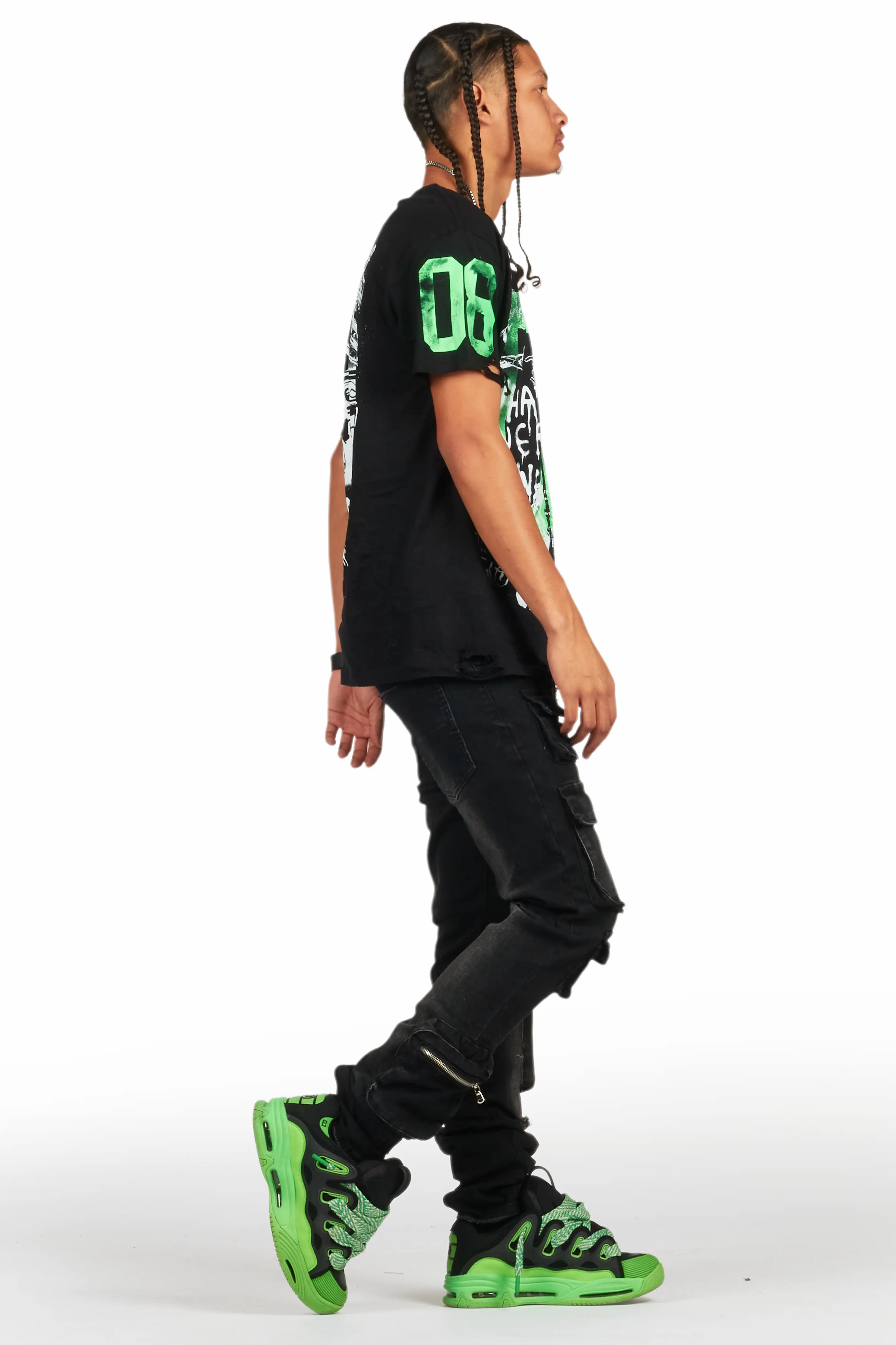 Korol Black Skinny Fit Jean - Image 4