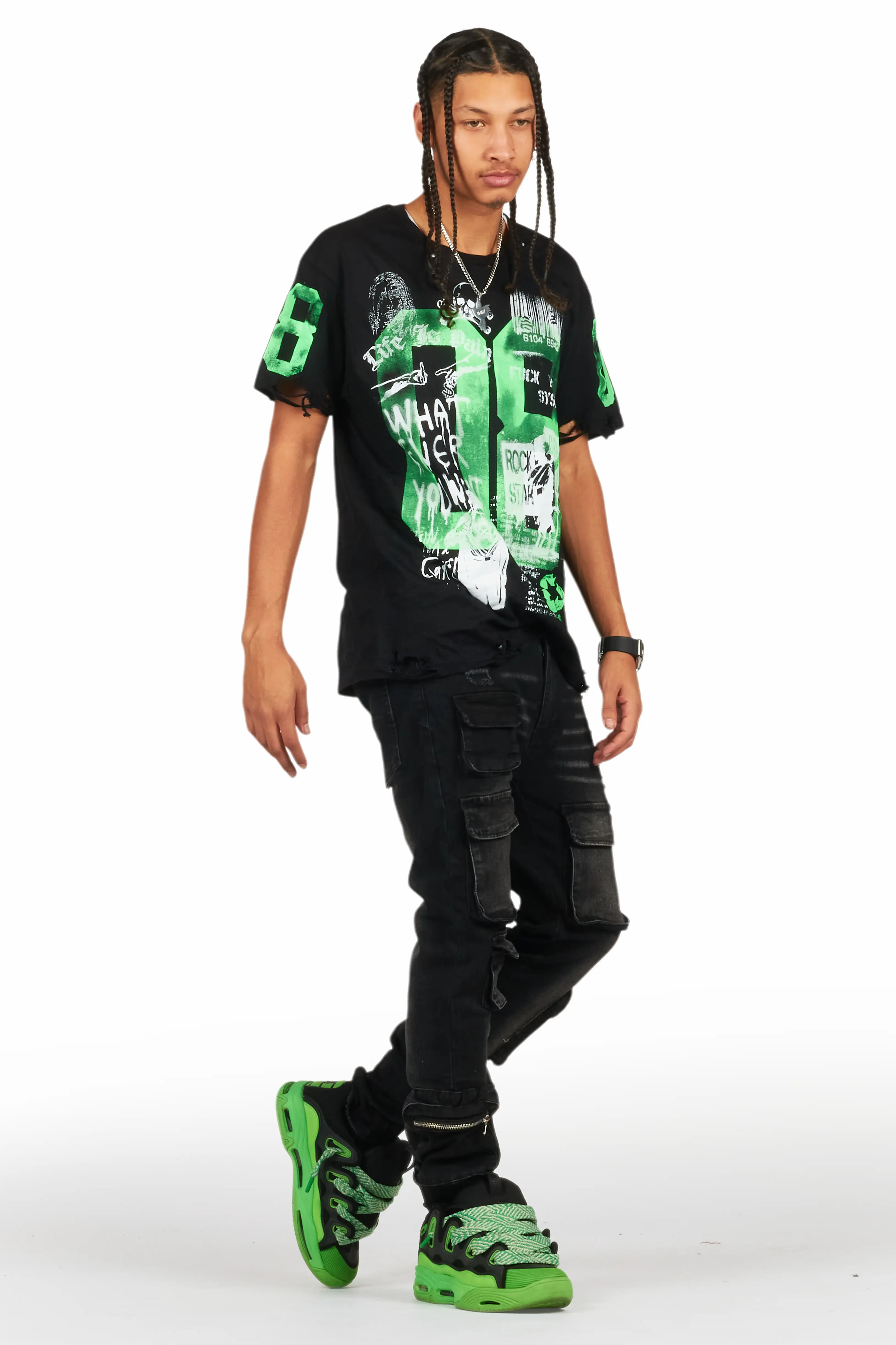 Korol Black Skinny Fit Jean - Image 7