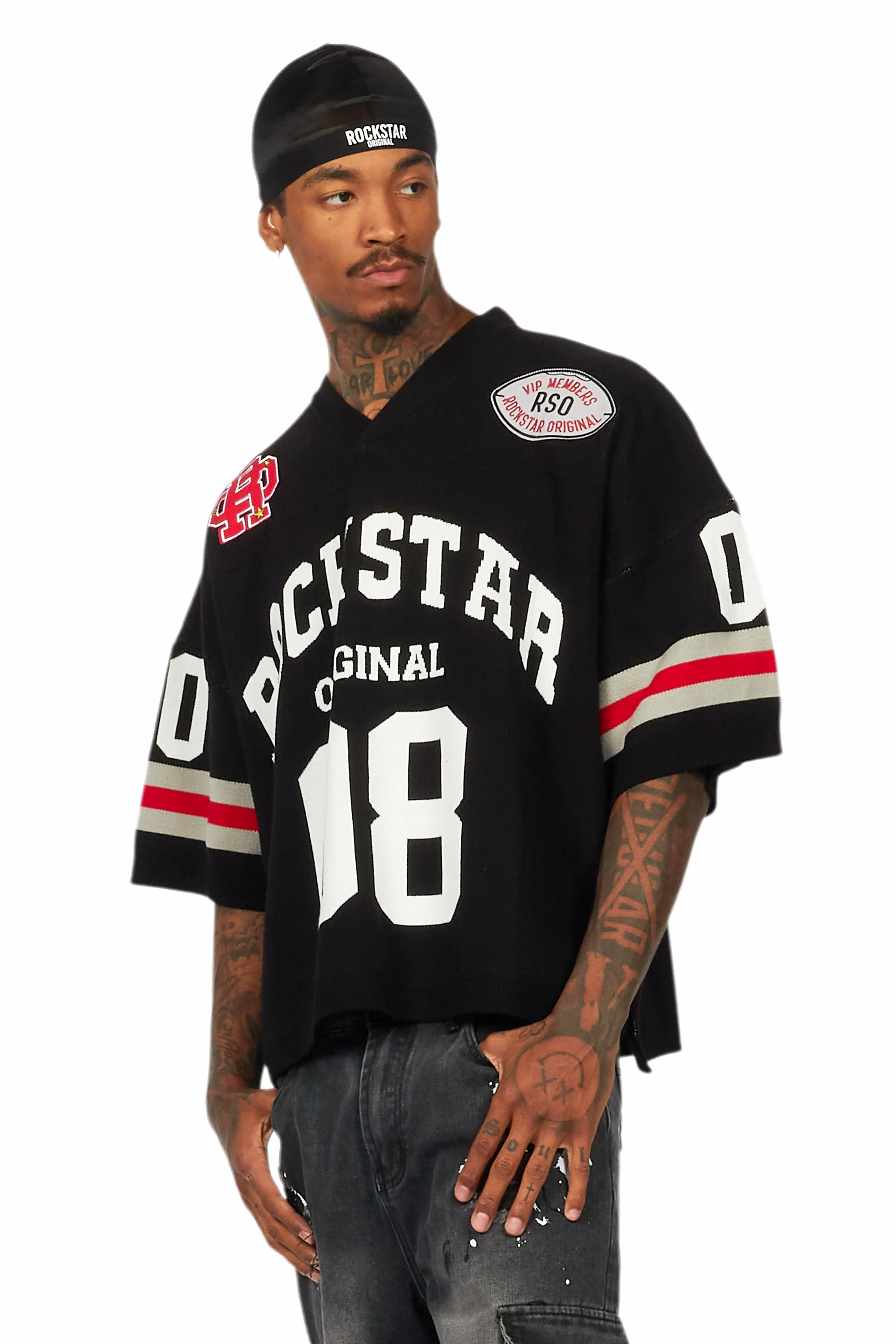 Nuno Black Knit Jersey - Image 5