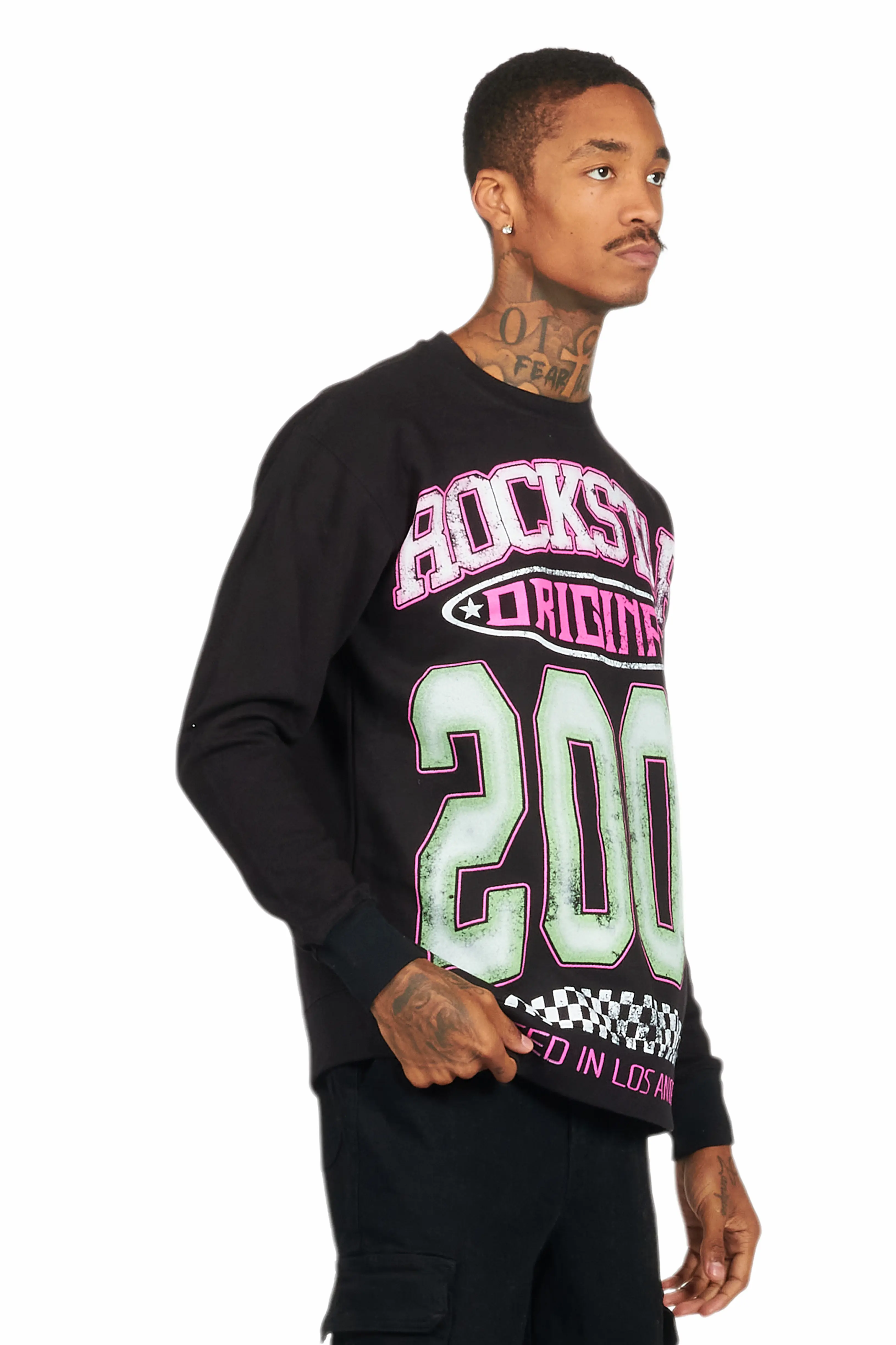 Jaren Black Graphic Crewneck - Image 3