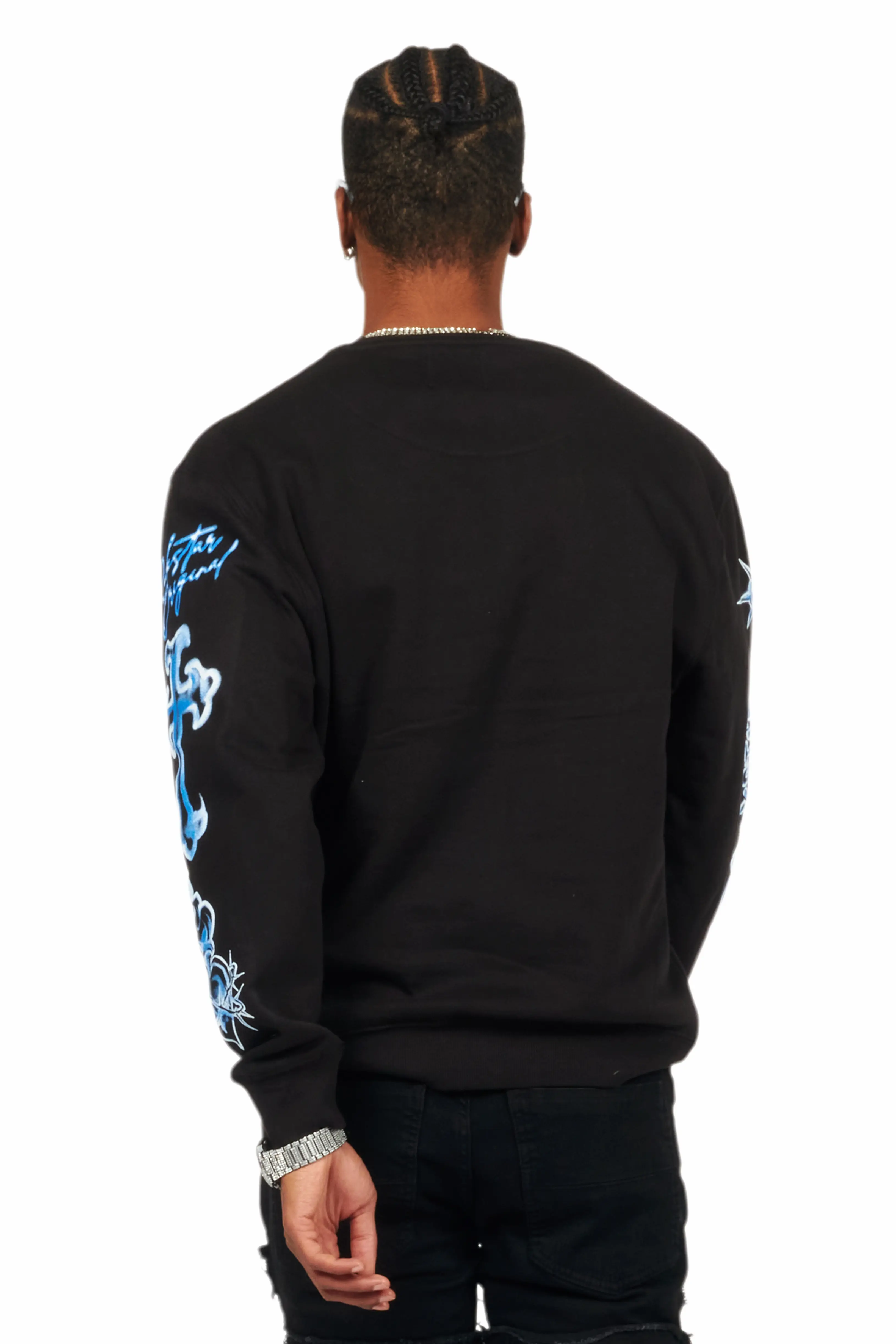 Valar Black Graphic Crewneck - Image 4