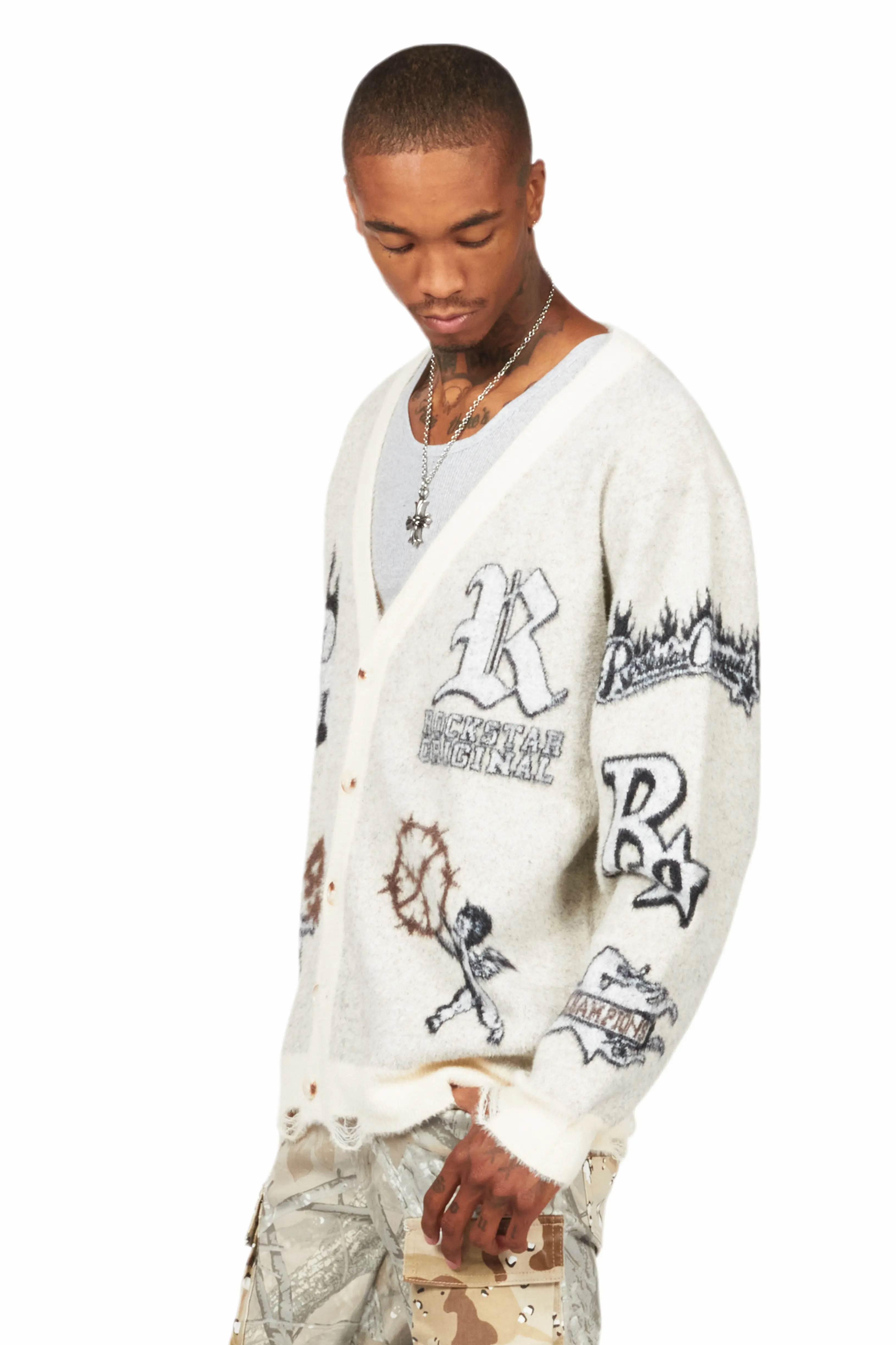 Rune Sand Knit Sweater - Image 5