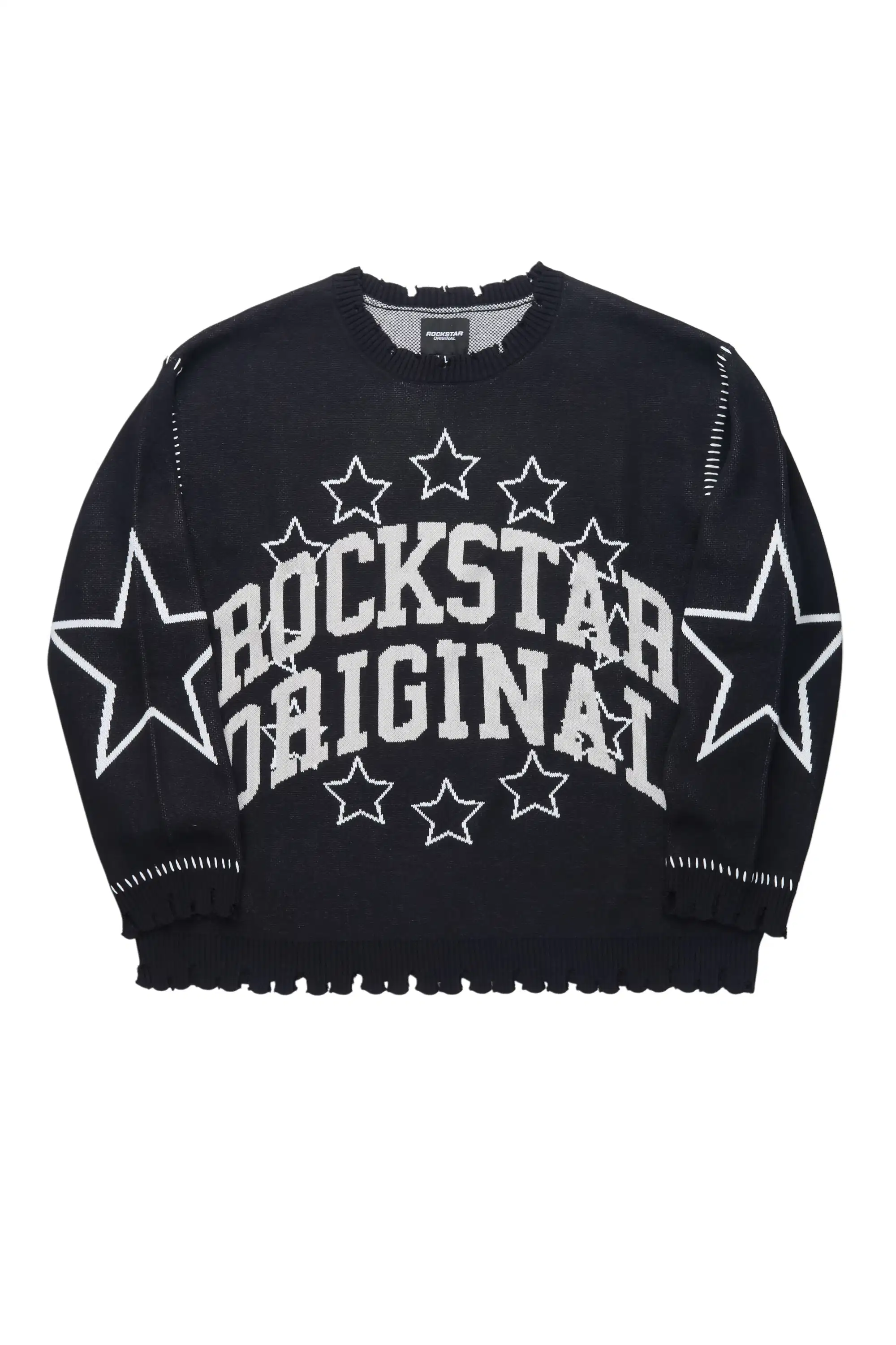 Starlux Black Knit Sweater