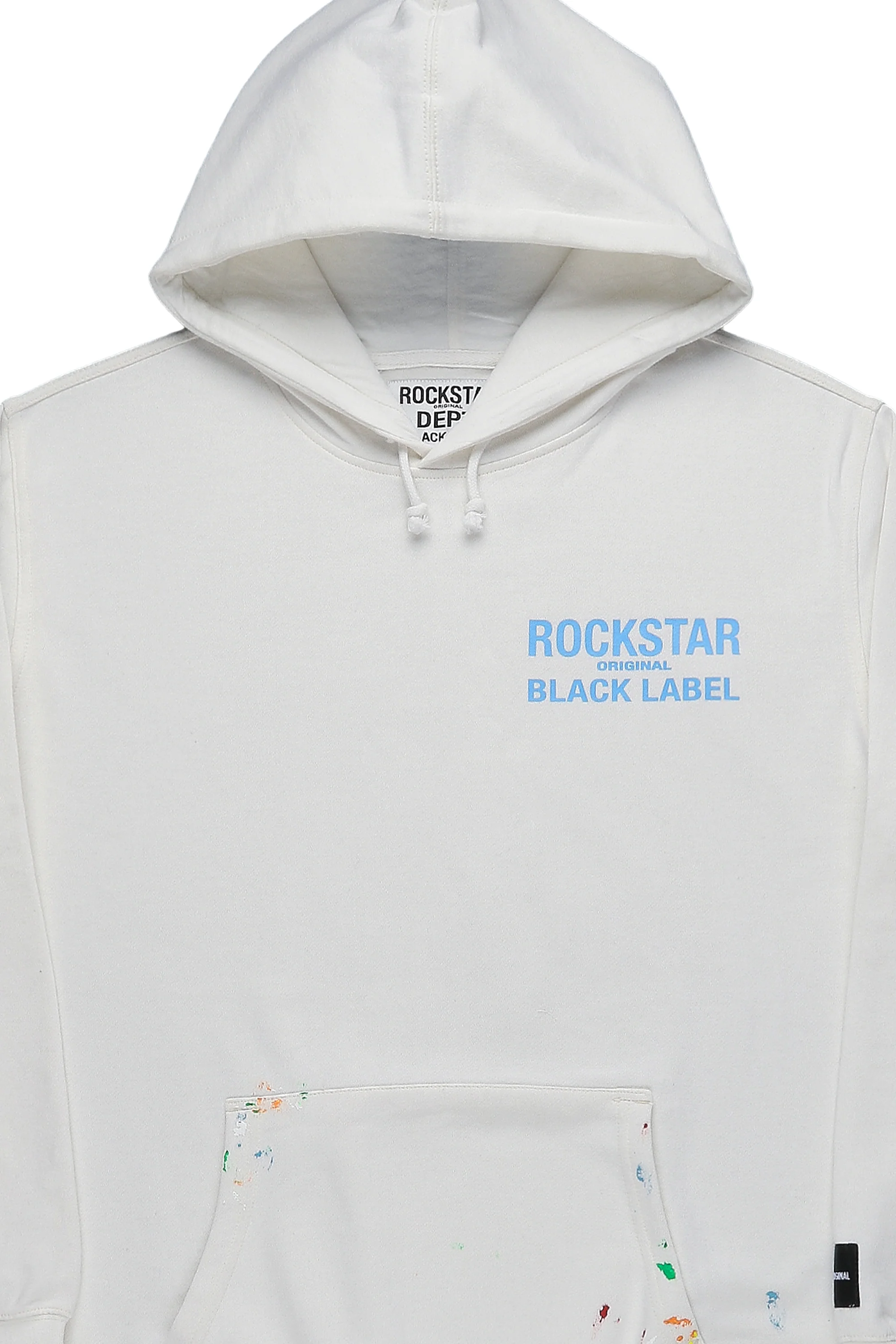 Cassian White Graphic Hoodie - Image 2