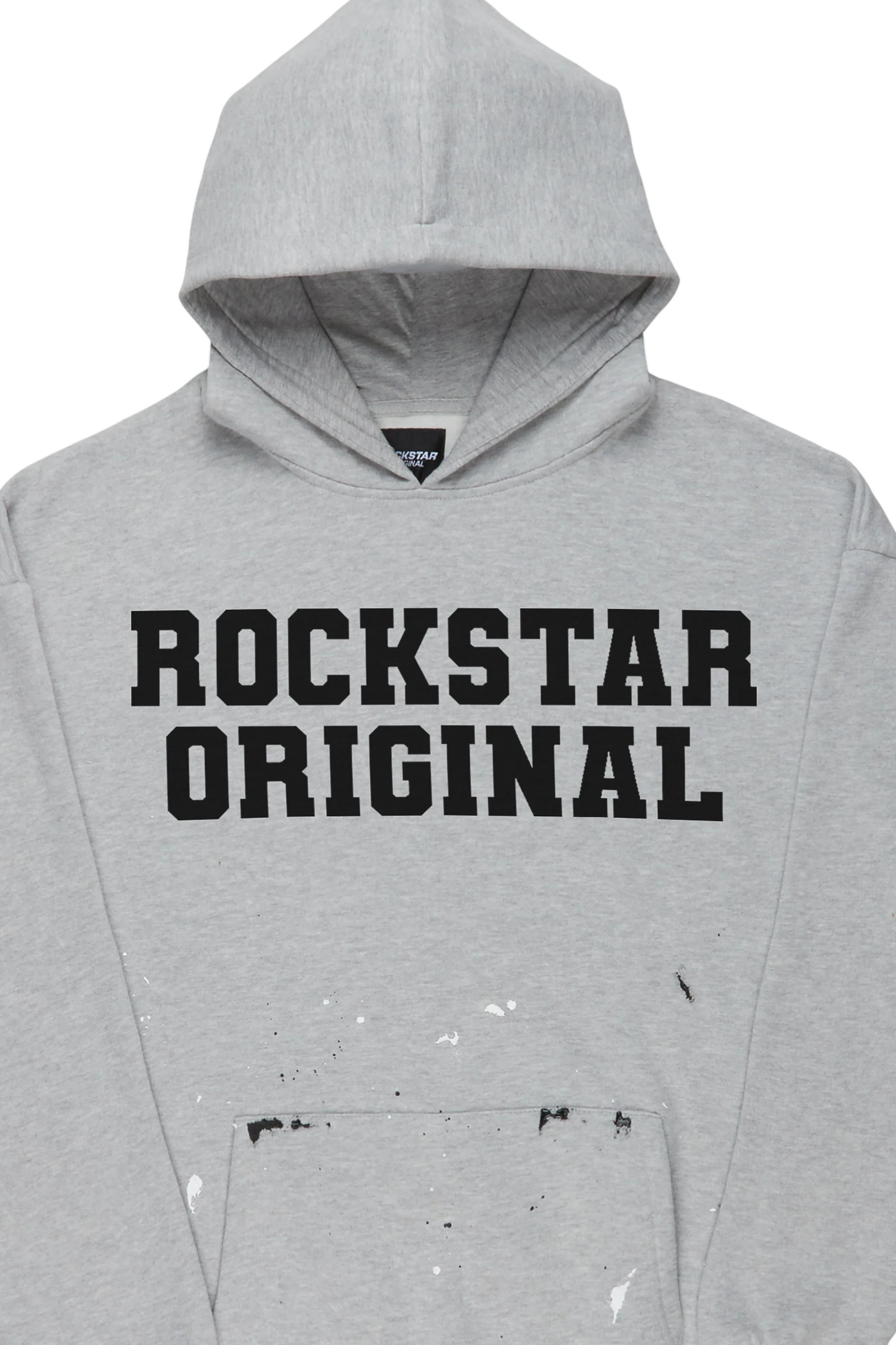 Justin Heather Grey Graphic Hoodie - Image 5