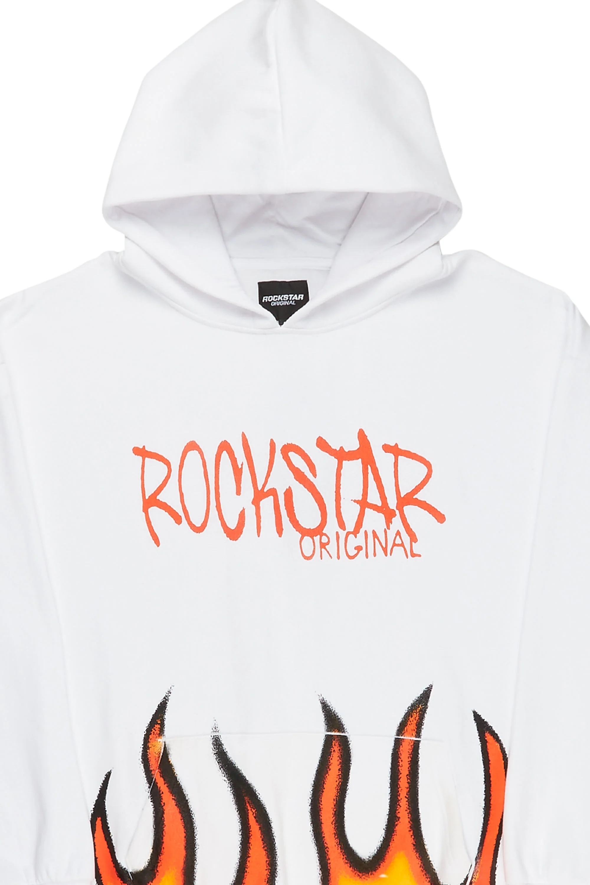 Aadi White Graphic Hoodie - Image 2