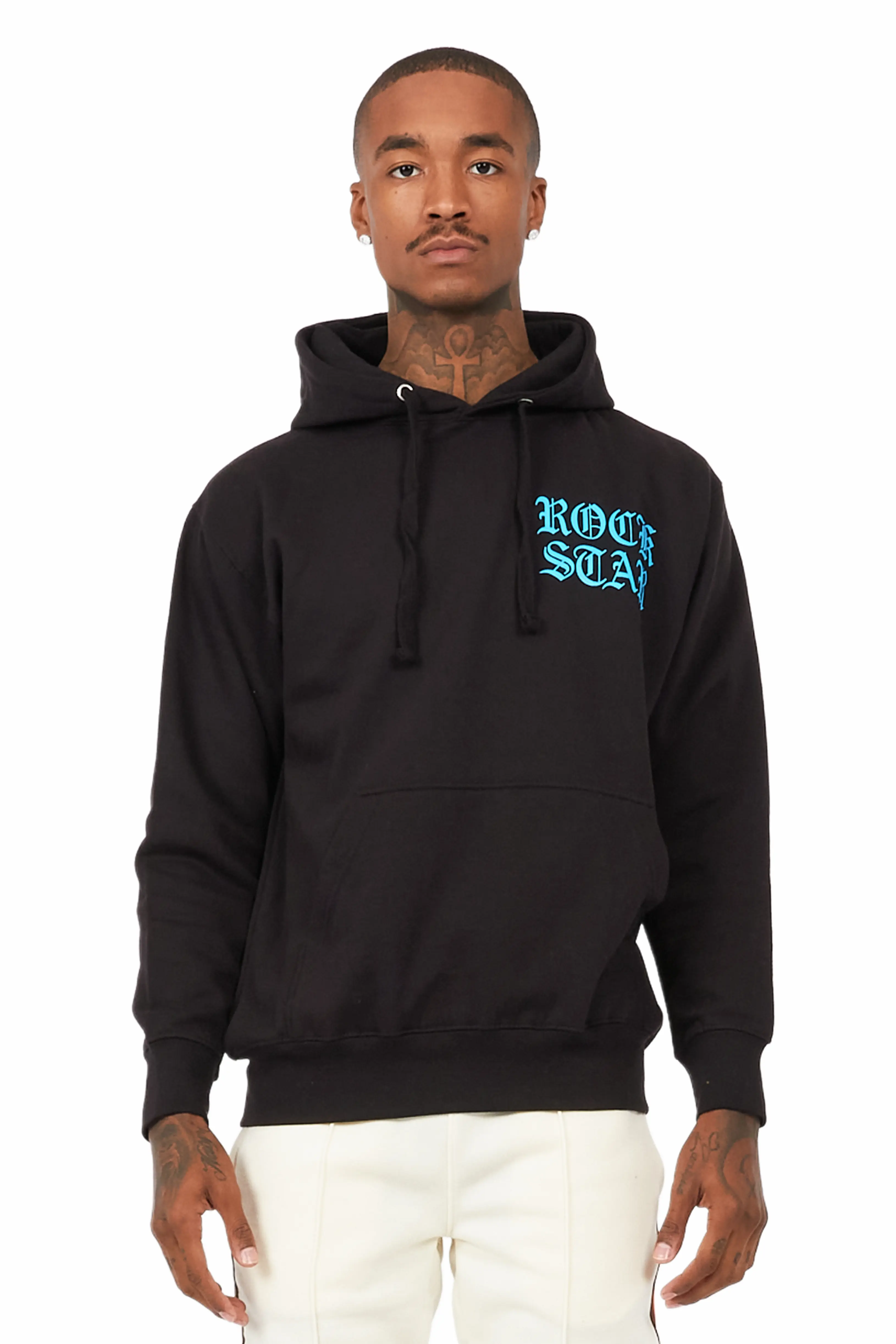 Murdra Graphic Black/Orange Hoodie - Image 4