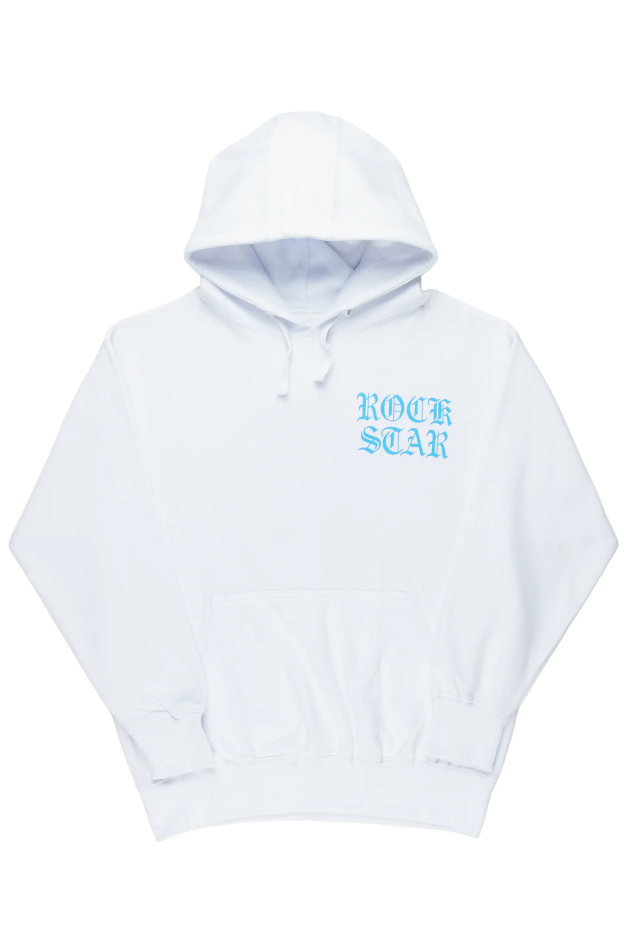 Murdra Graphic White/Blue Hoodie - Image 2