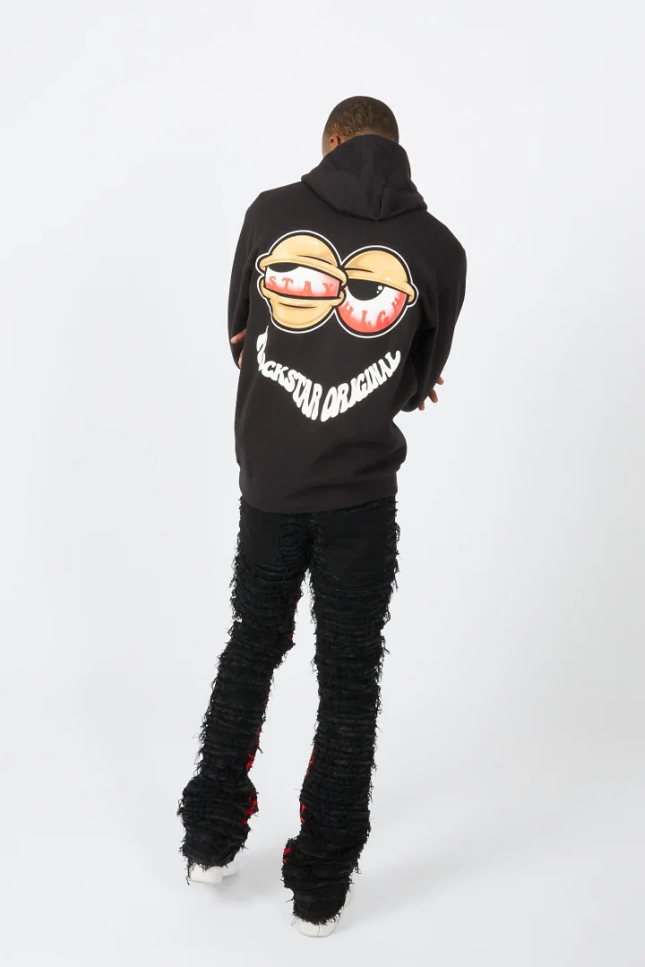 Highya Black Graphic Hoodie - Image 2